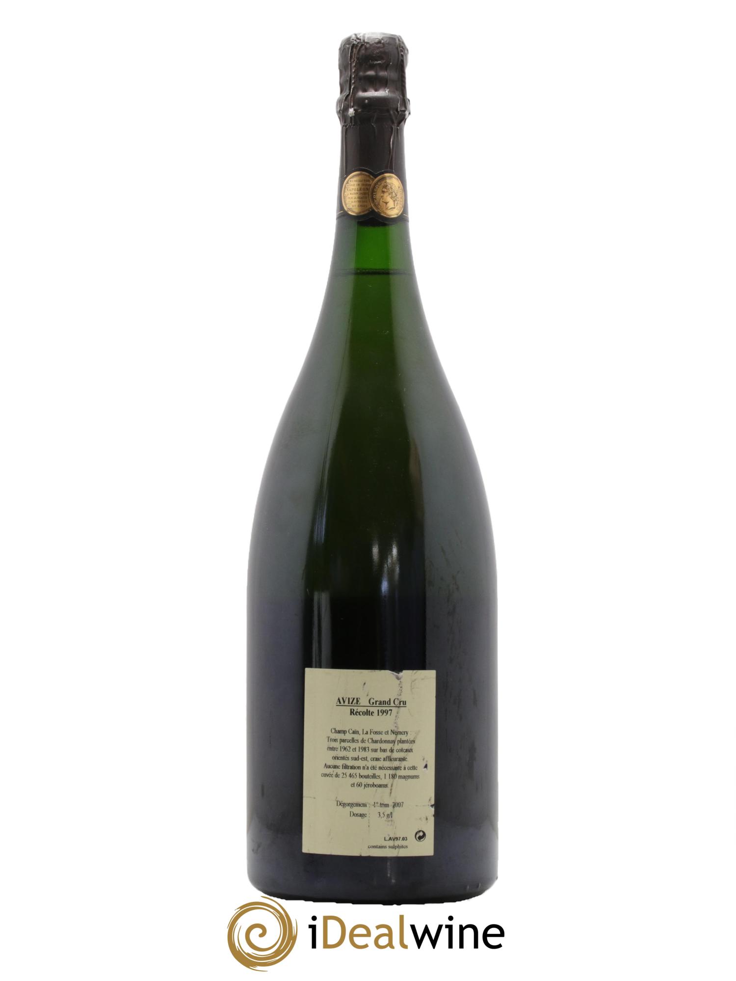 Champagne Avize Grand Cru Jacquesson 1997 - Lot de 1 magnum - 1