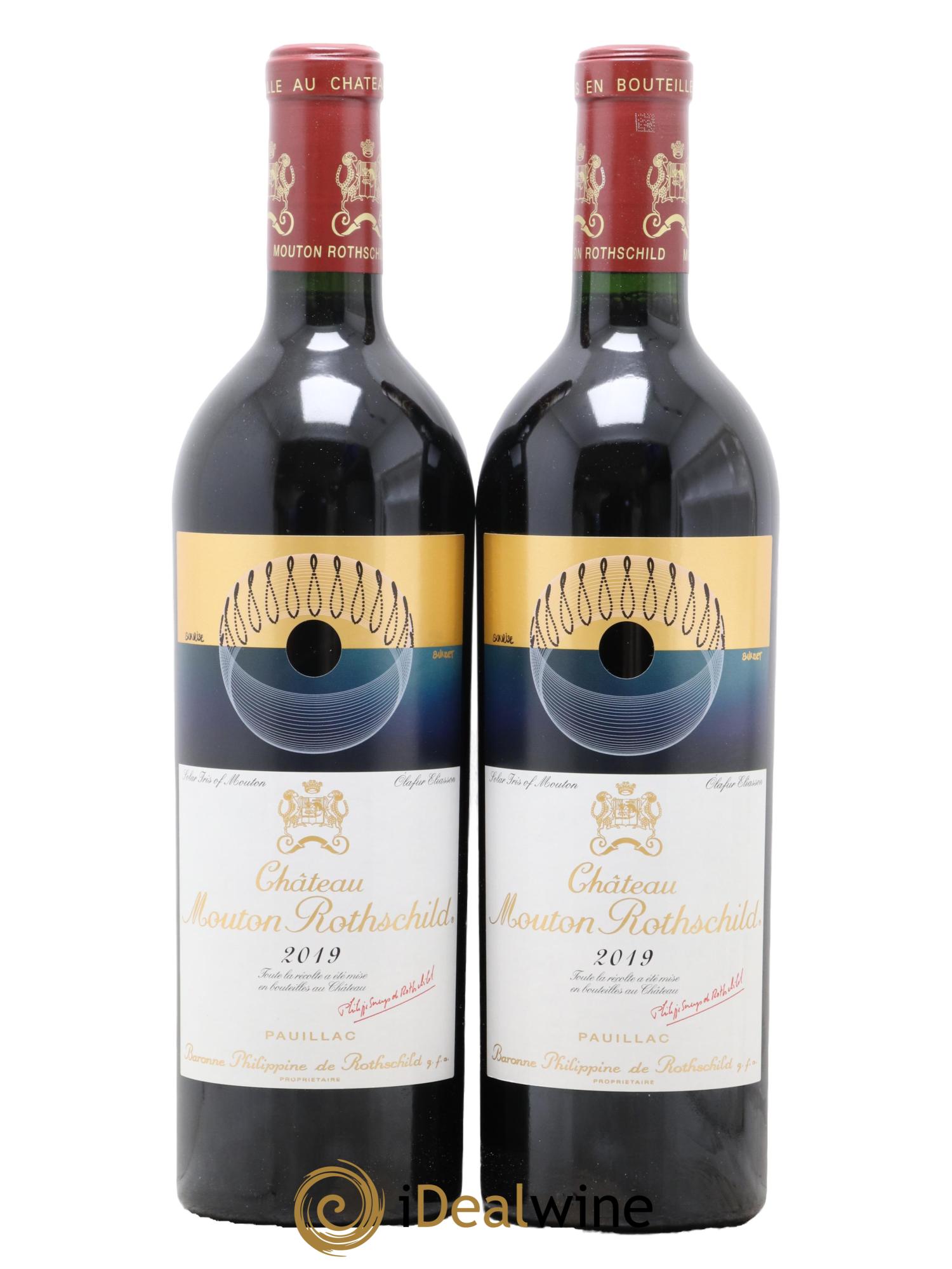 Château Mouton Rothschild 1er Grand Cru Classé 2019 - Lotto di 2 bottiglie - 0