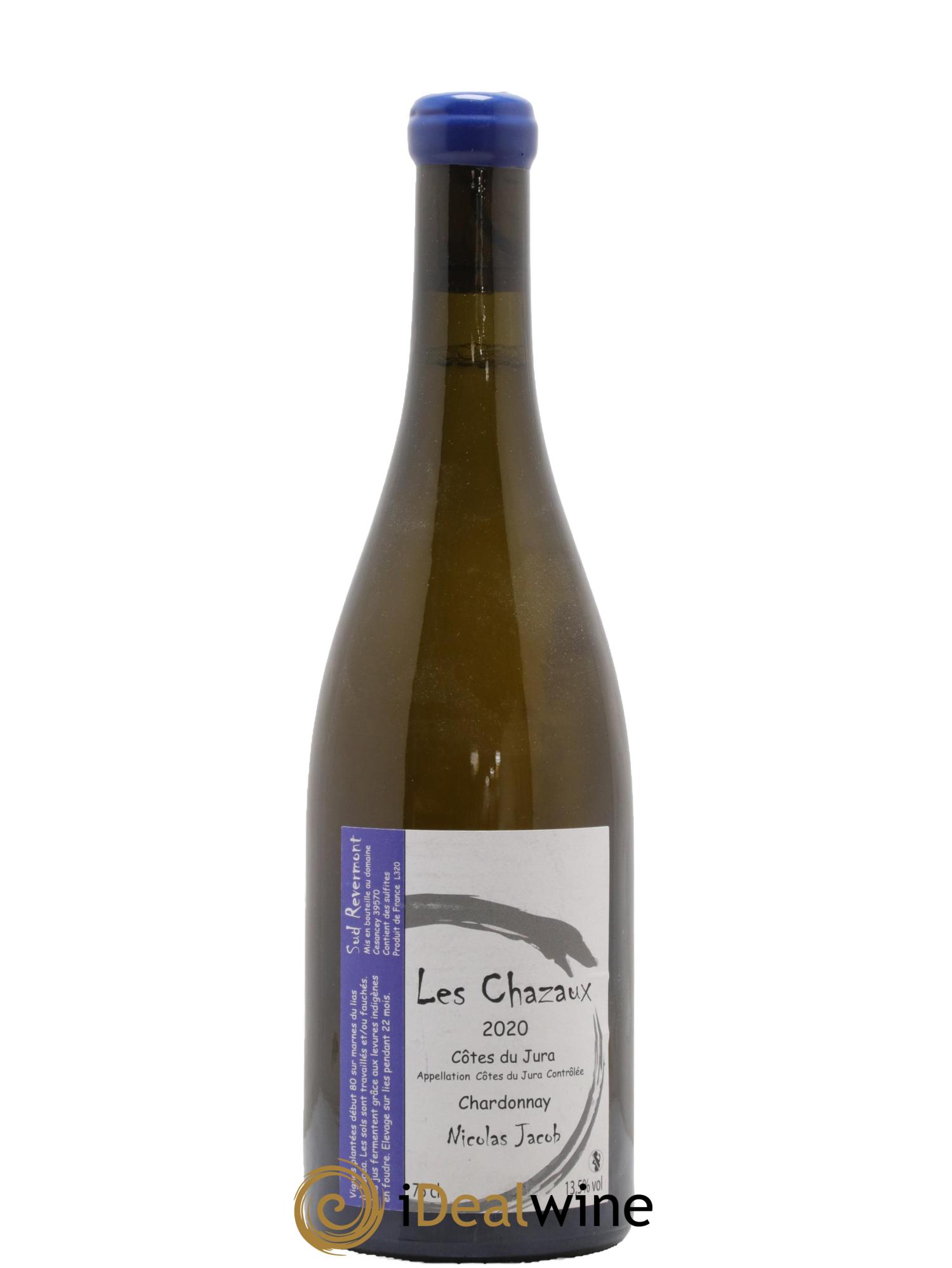 Côtes du Jura Chardonnay Les Chazaux Nicolas Jacob 2020 - Lot of 1 bottle - 0