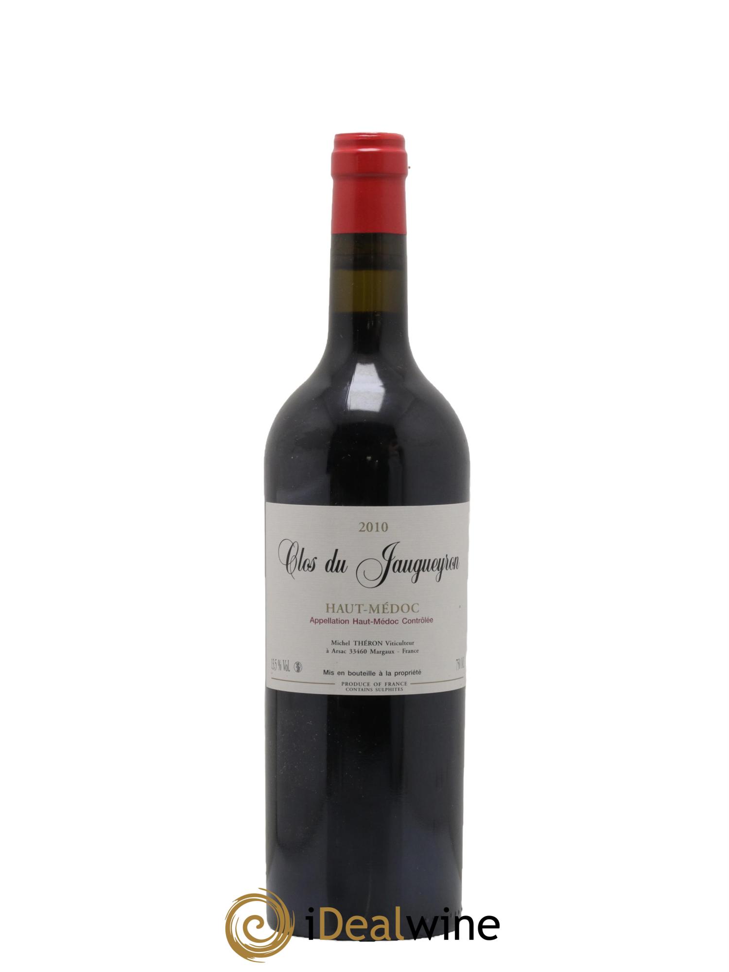 Clos du Jaugueyron 2010 - Lot of 1 bottle - 0