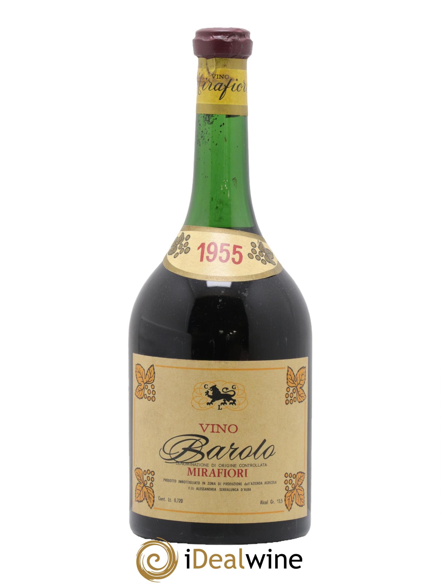 Barolo DOCG Mirafiori 1955 - Posten von 1 Flasche - 0