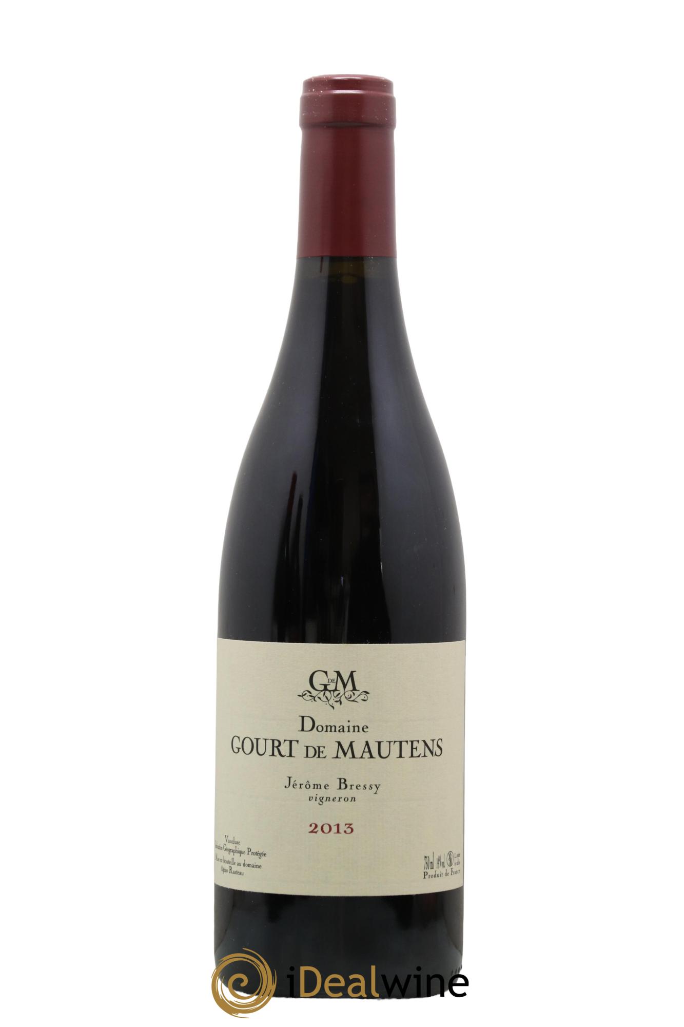 IGP Vaucluse (Vin de Pays de Vaucluse) Domaine Gourt de Mautens - Jérôme Bressy 2013 - Lot de 1 bouteille - 0