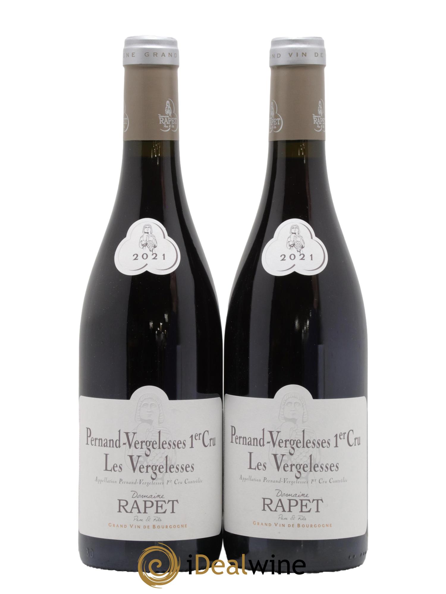 Pernand-Vergelesses 1er Cru Les Vergelesses Rapet Père & Fils 2021 - Lot de 2 bouteilles - 0