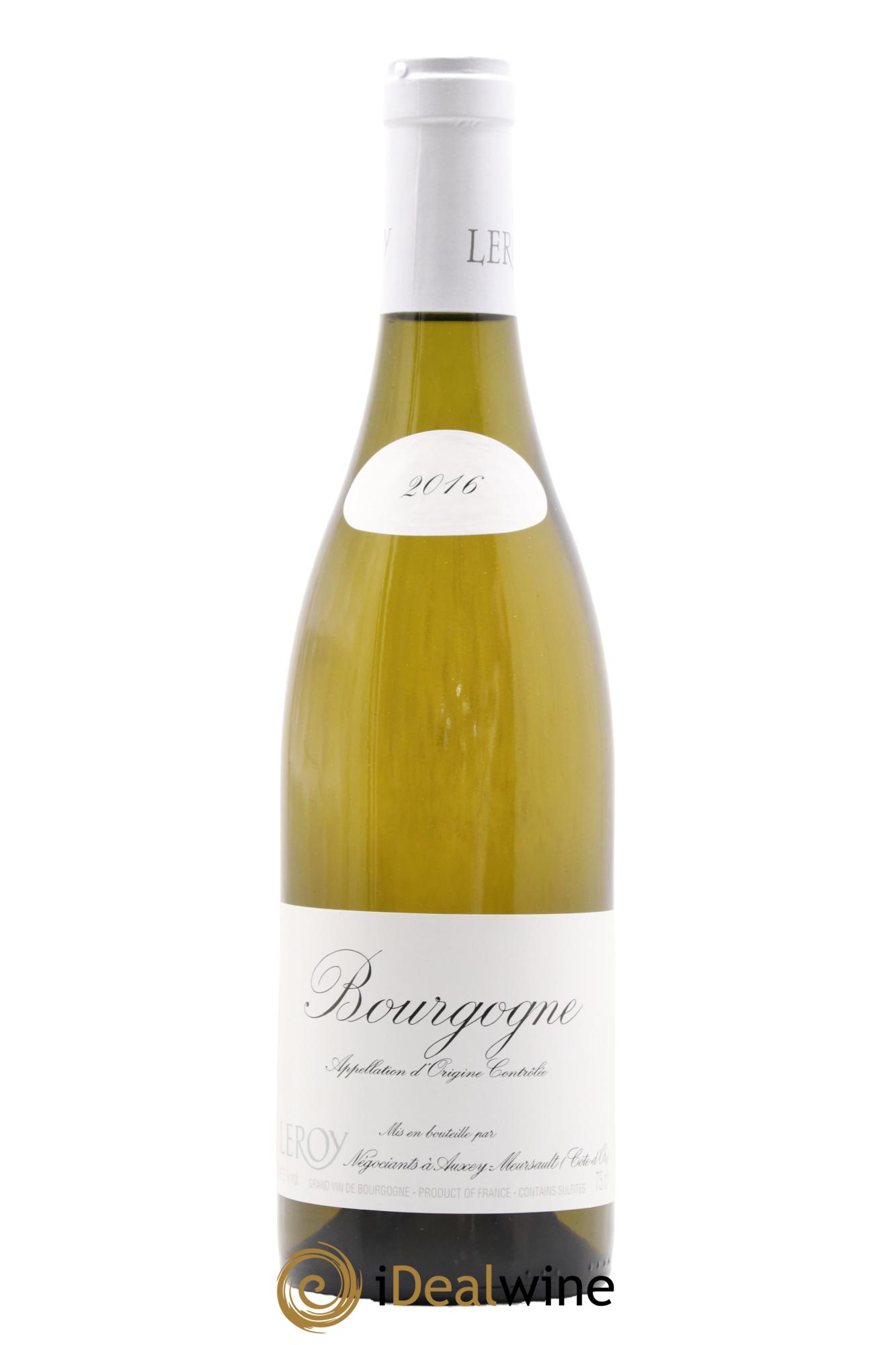 Bourgogne Leroy SA 2016 - Lot de 1 bouteille - 0