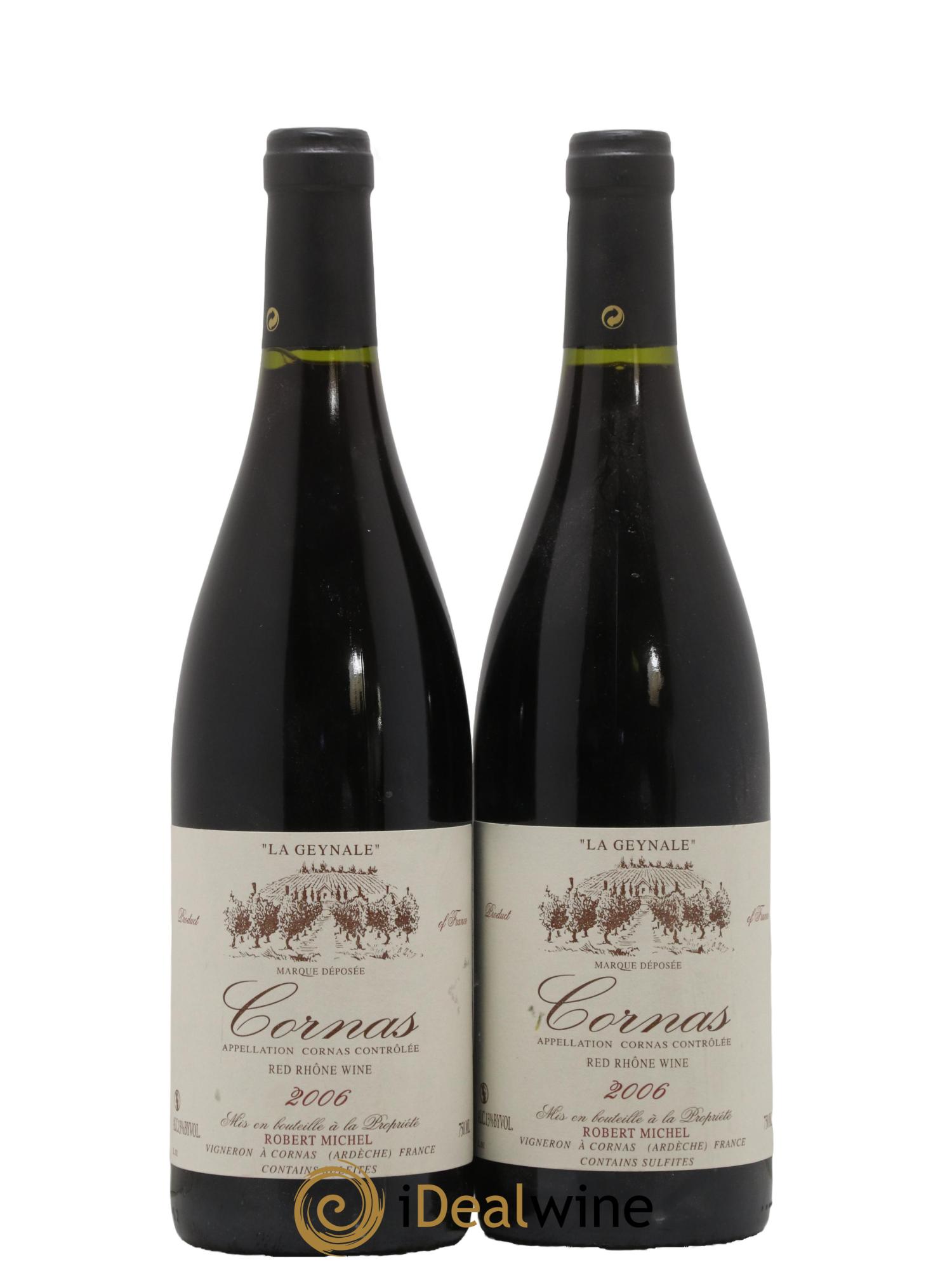 Cornas La Geynale Robert Michel 2006 - Lotto di 2 bottiglie - 0