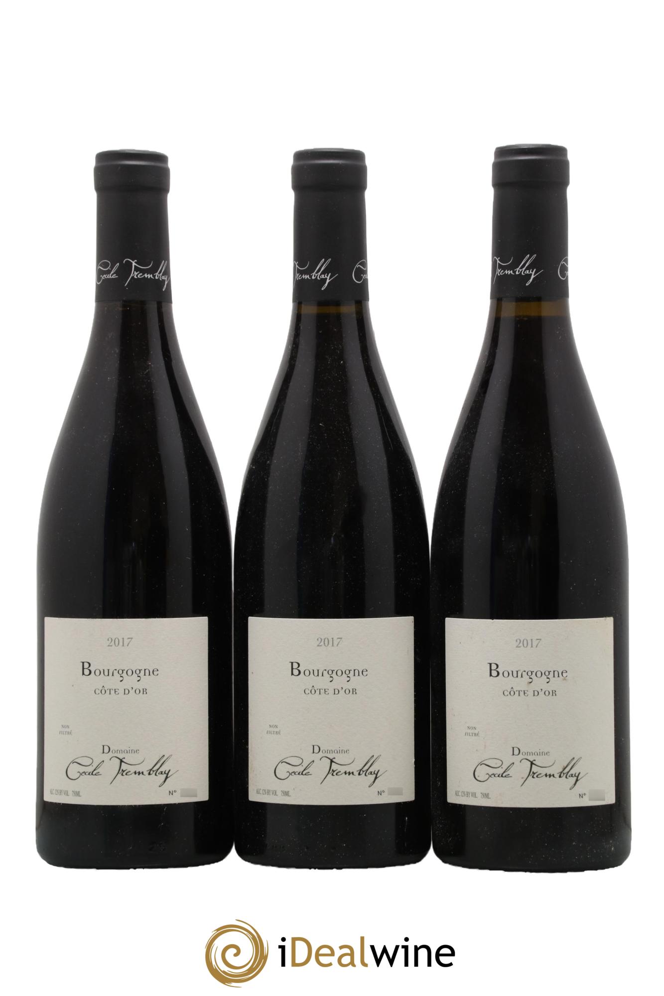 Bourgogne Côte d'Or Cécile Tremblay 2017 - Lot of 3 bottles - 0