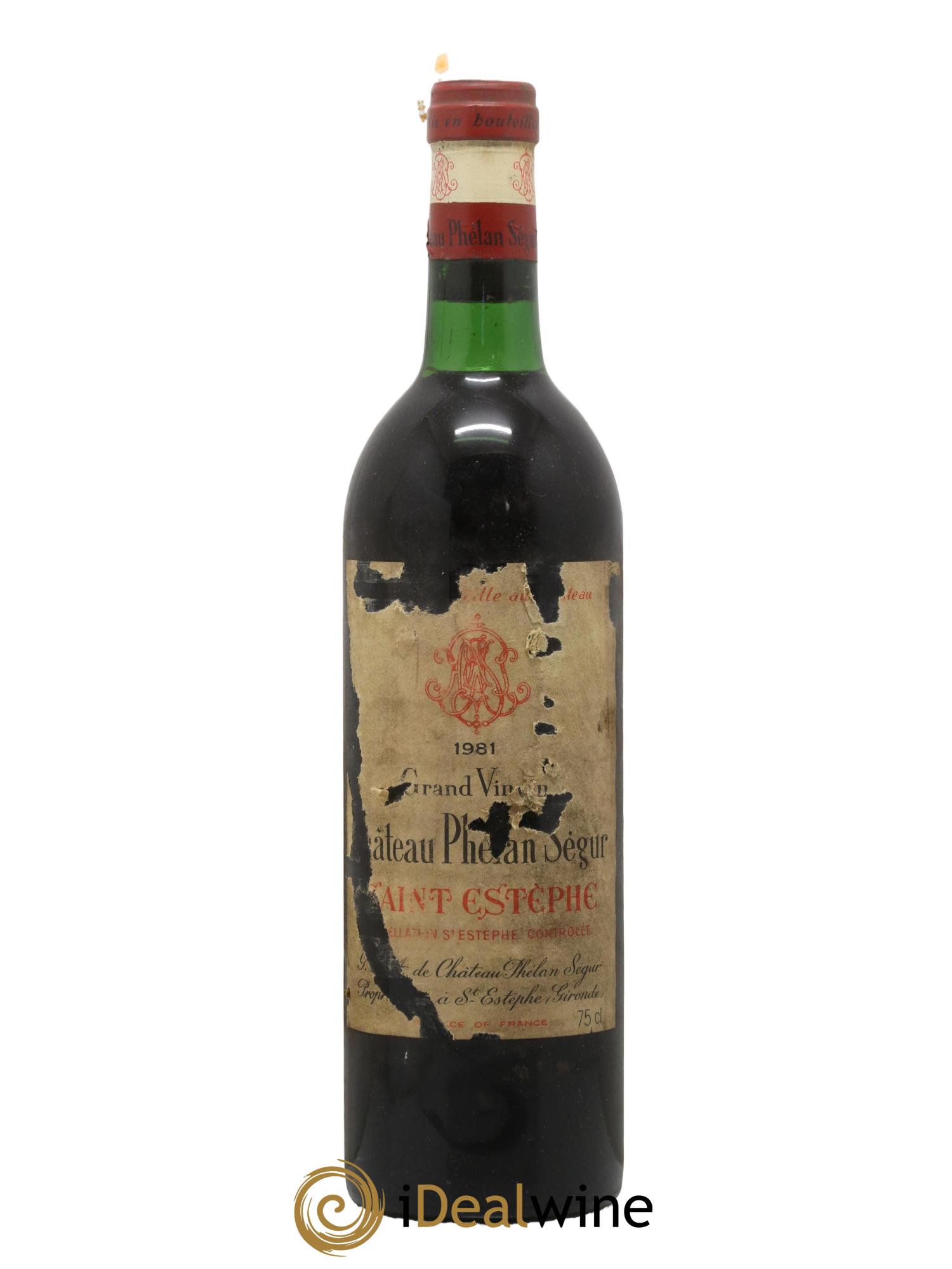 Château Phélan Ségur 1981 - Posten von 1 Flasche - 0