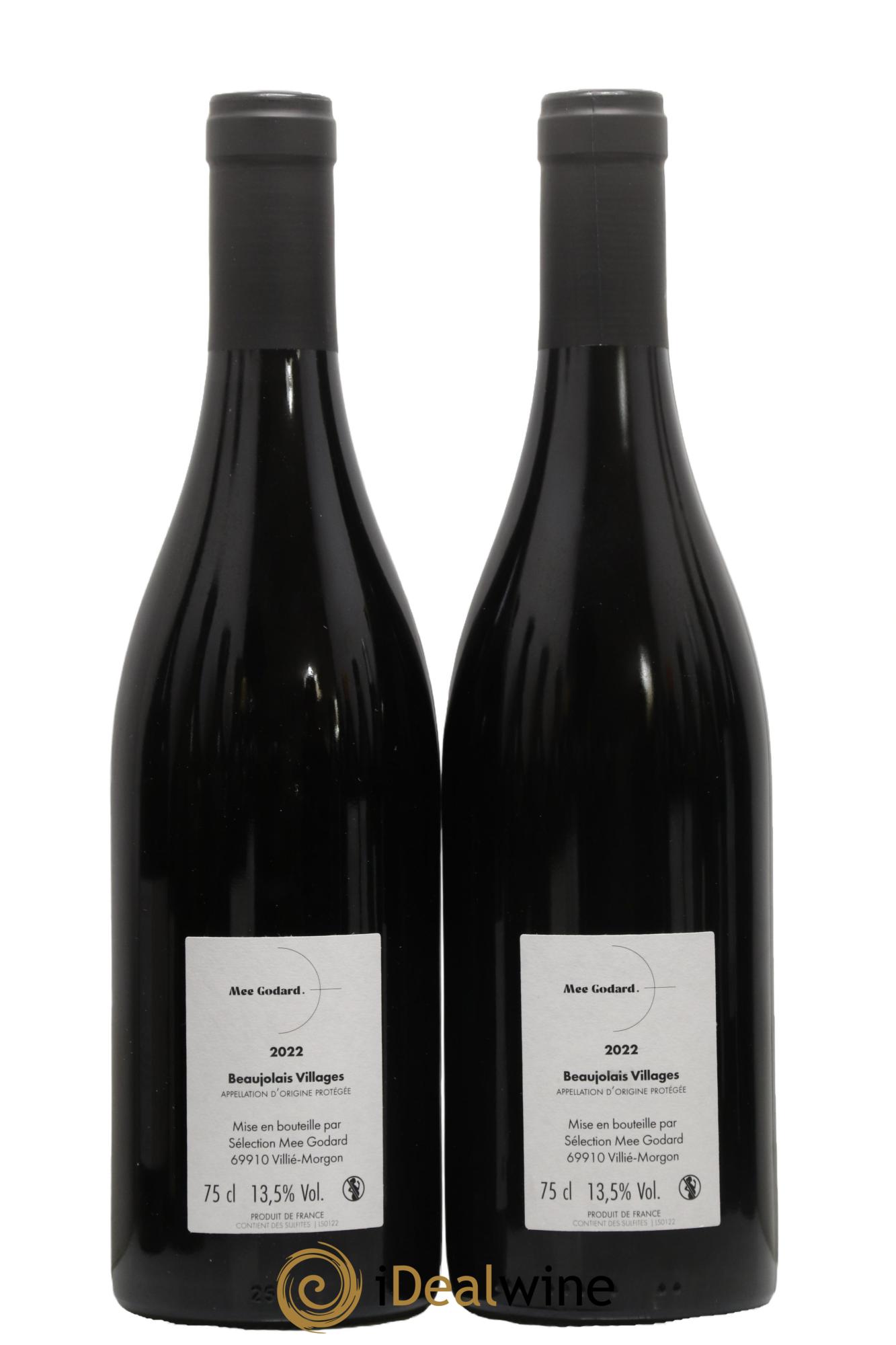 Beaujolais-Villages Mee Godard 2022 - Lot de 2 bouteilles - 1