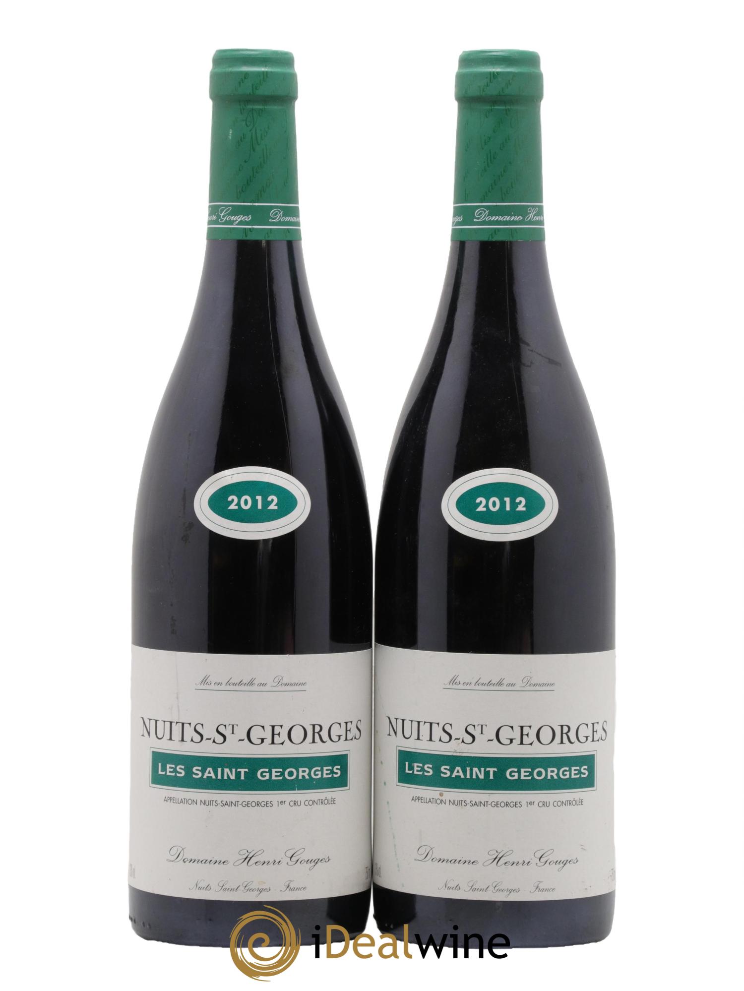 Nuits Saint-Georges 1er Cru Les Saints Georges Henri Gouges 2012 - Lotto di 2 bottiglie - 0