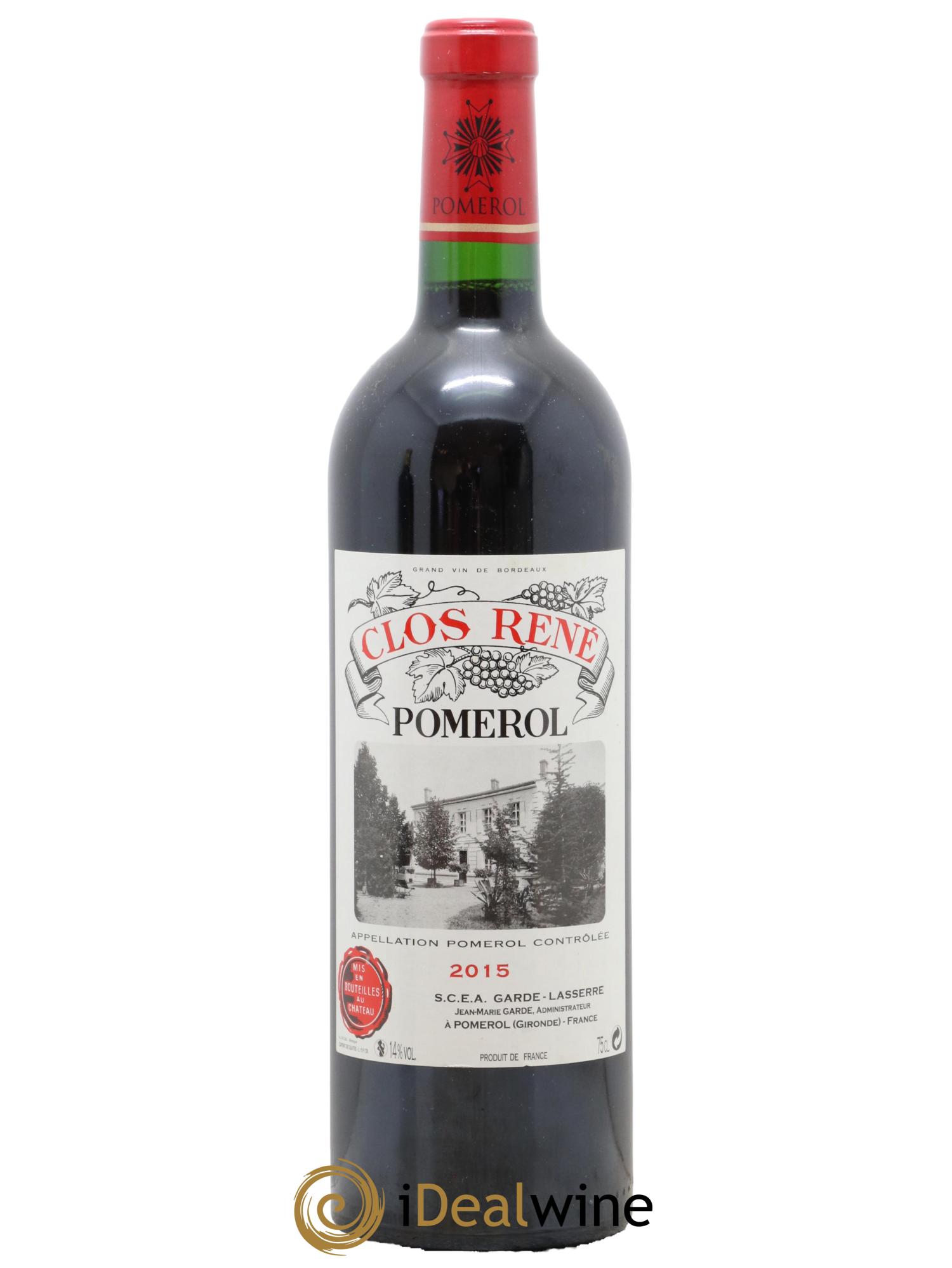 Clos René  2015 - Lot de 1 bouteille - 0