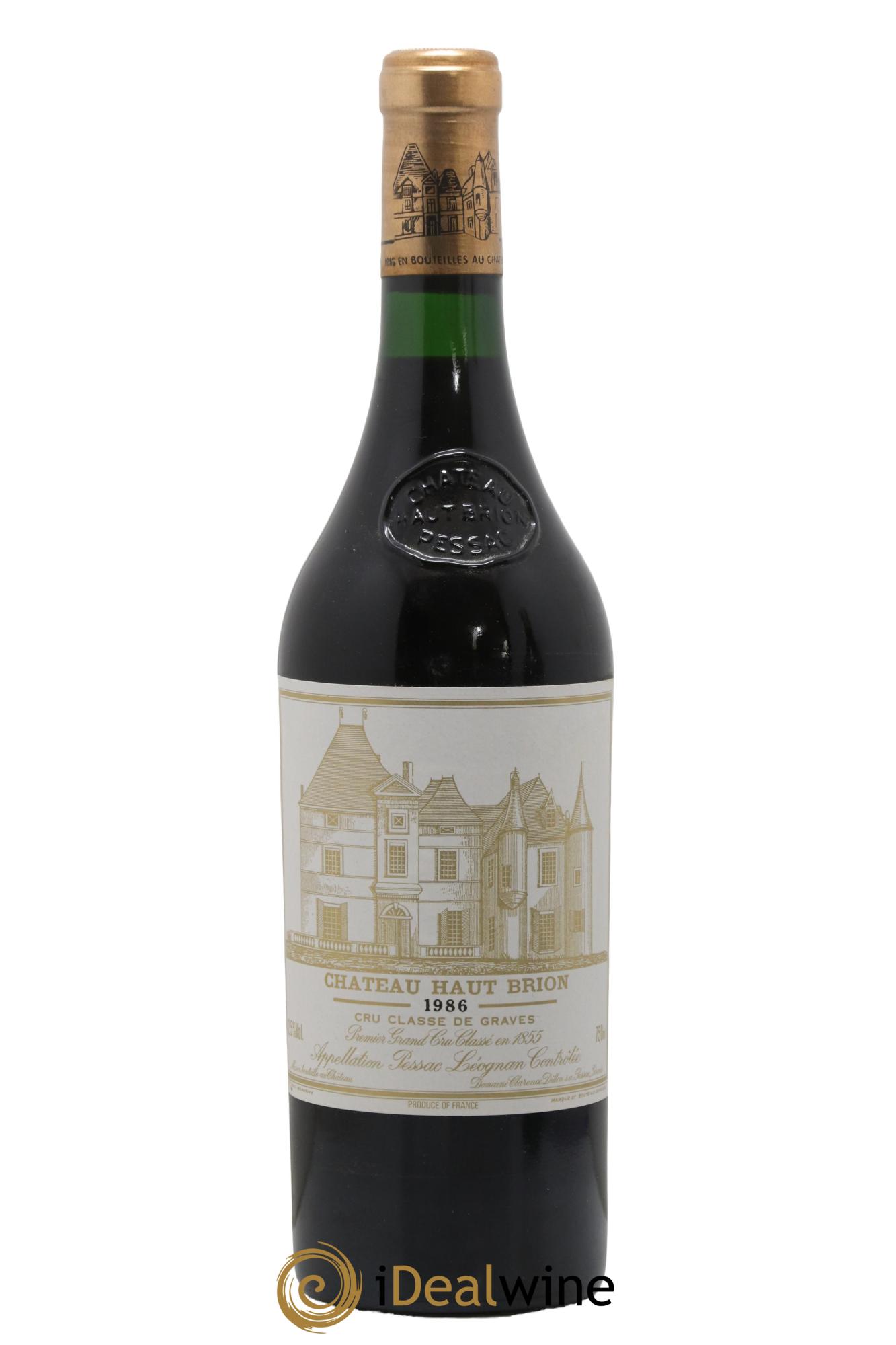 Château Haut Brion 1er Grand Cru Classé  1986 - Lot of 1 bottle - 0