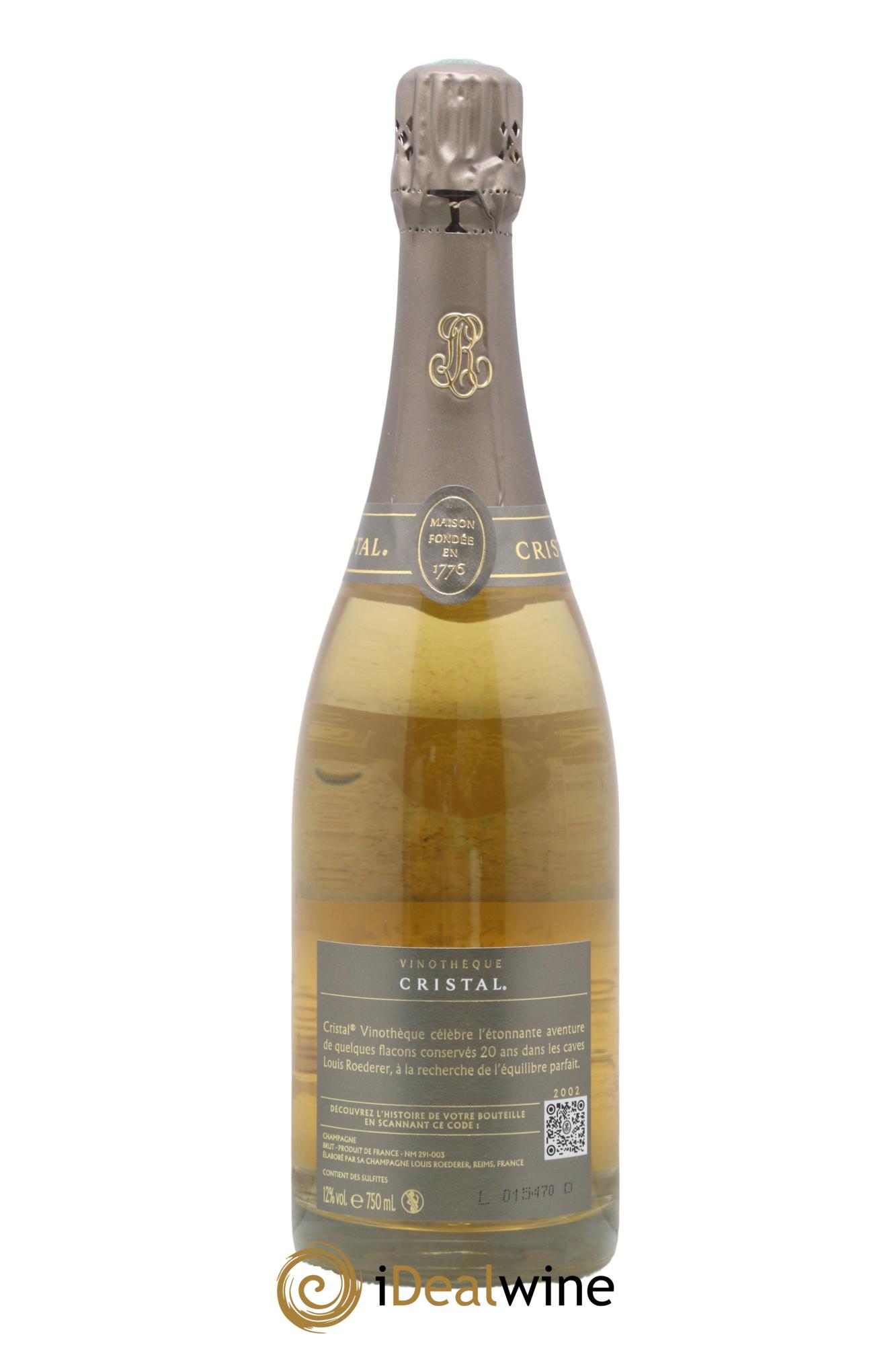 Cristal Vinothèque Louis Roederer 2002 - Lotto di 1 bottiglia - 2