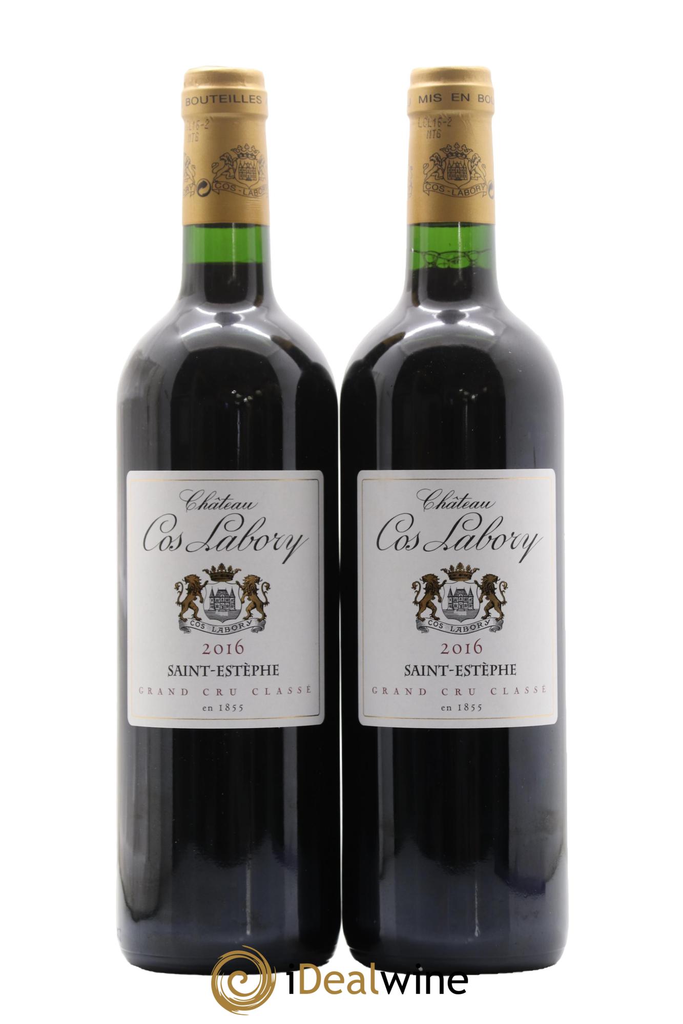 Château Cos Labory 5ème Grand Cru Classé  2016 - Lot of 2 bottles - 0