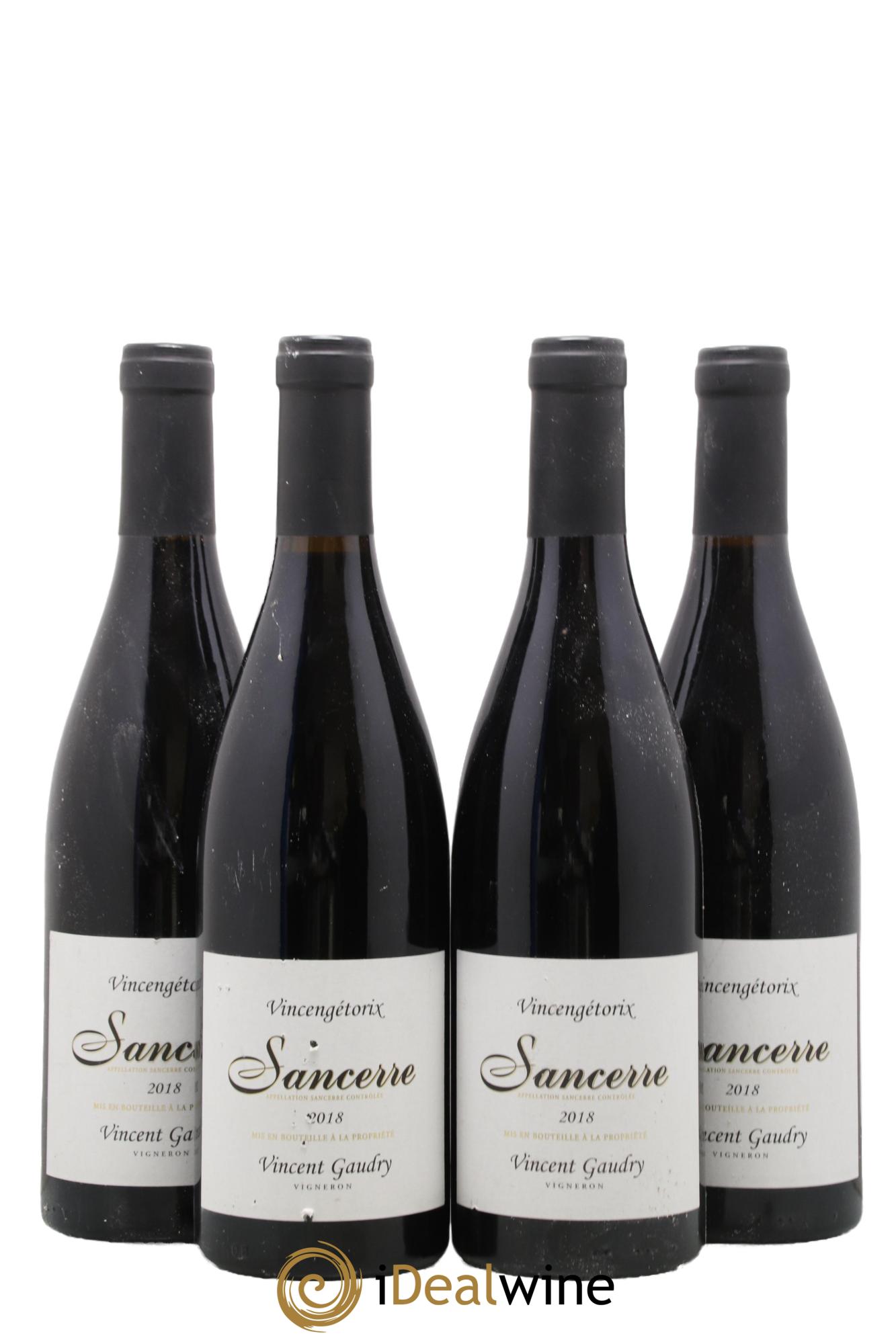 Sancerre Vincengetorix Vincent Gaudry 2018 - Lot de 4 bouteilles - 0