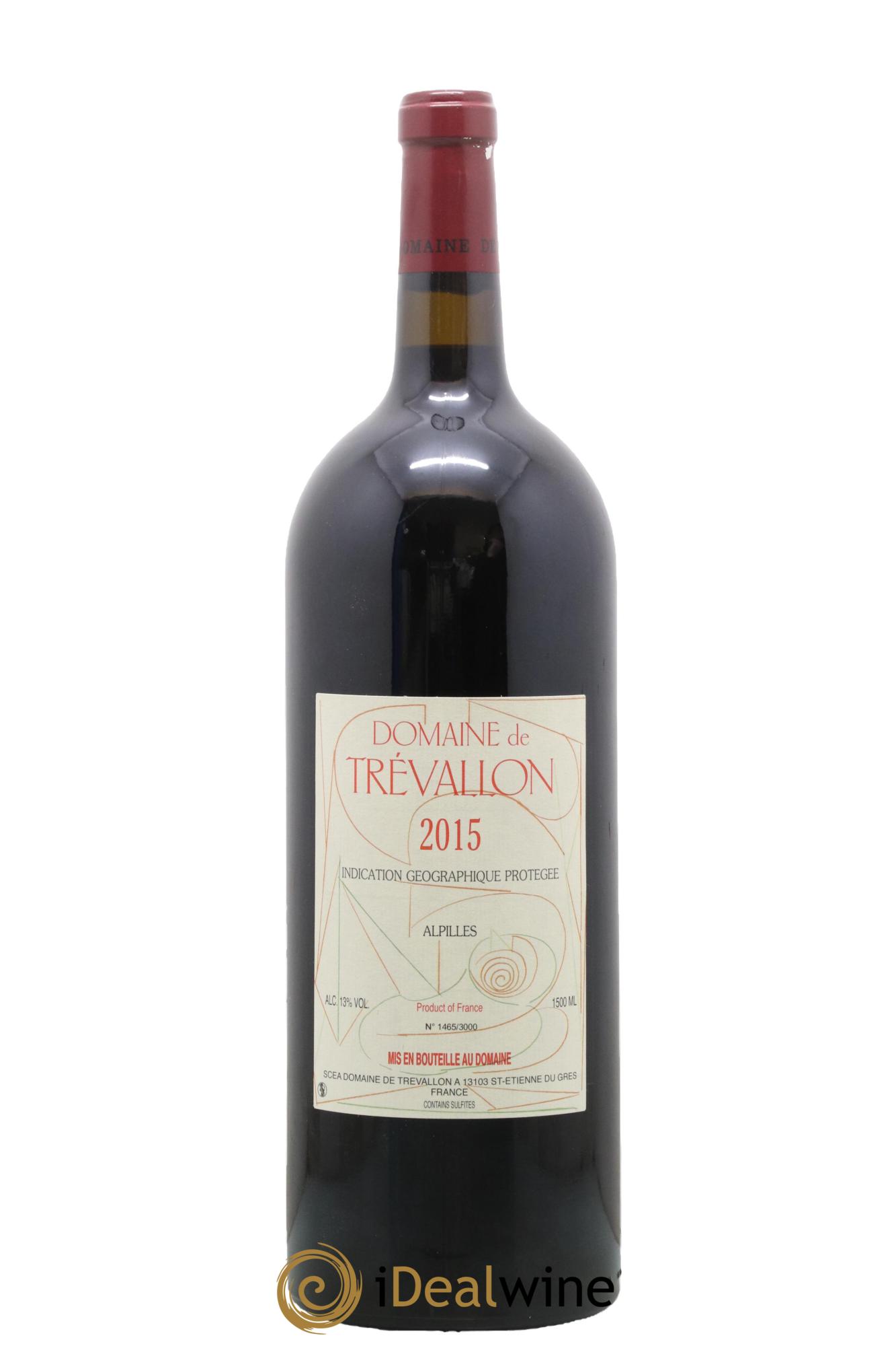 IGP Alpilles Trévallon (Domaine de) Eloi Dürrbach 2015 - Lot de 1 magnum - 0