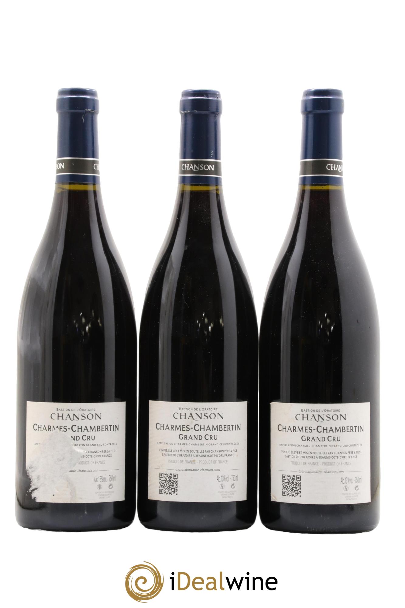 Charmes-Chambertin Grand Cru Chanson 2011 - Lotto di 3 bottiglie - 1