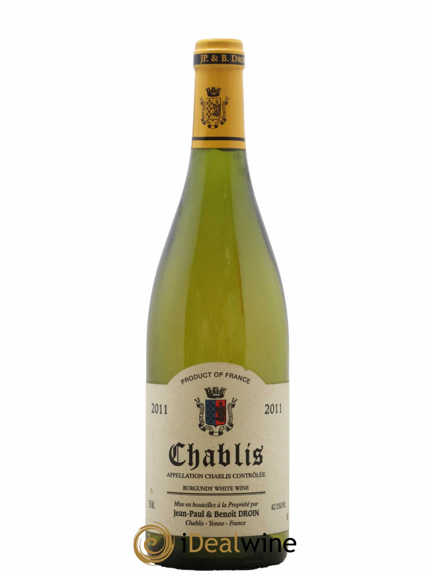 Chablis Jean-Paul & Benoît Droin (Domaine)  2011 - Posten von 1 Flasche - 0