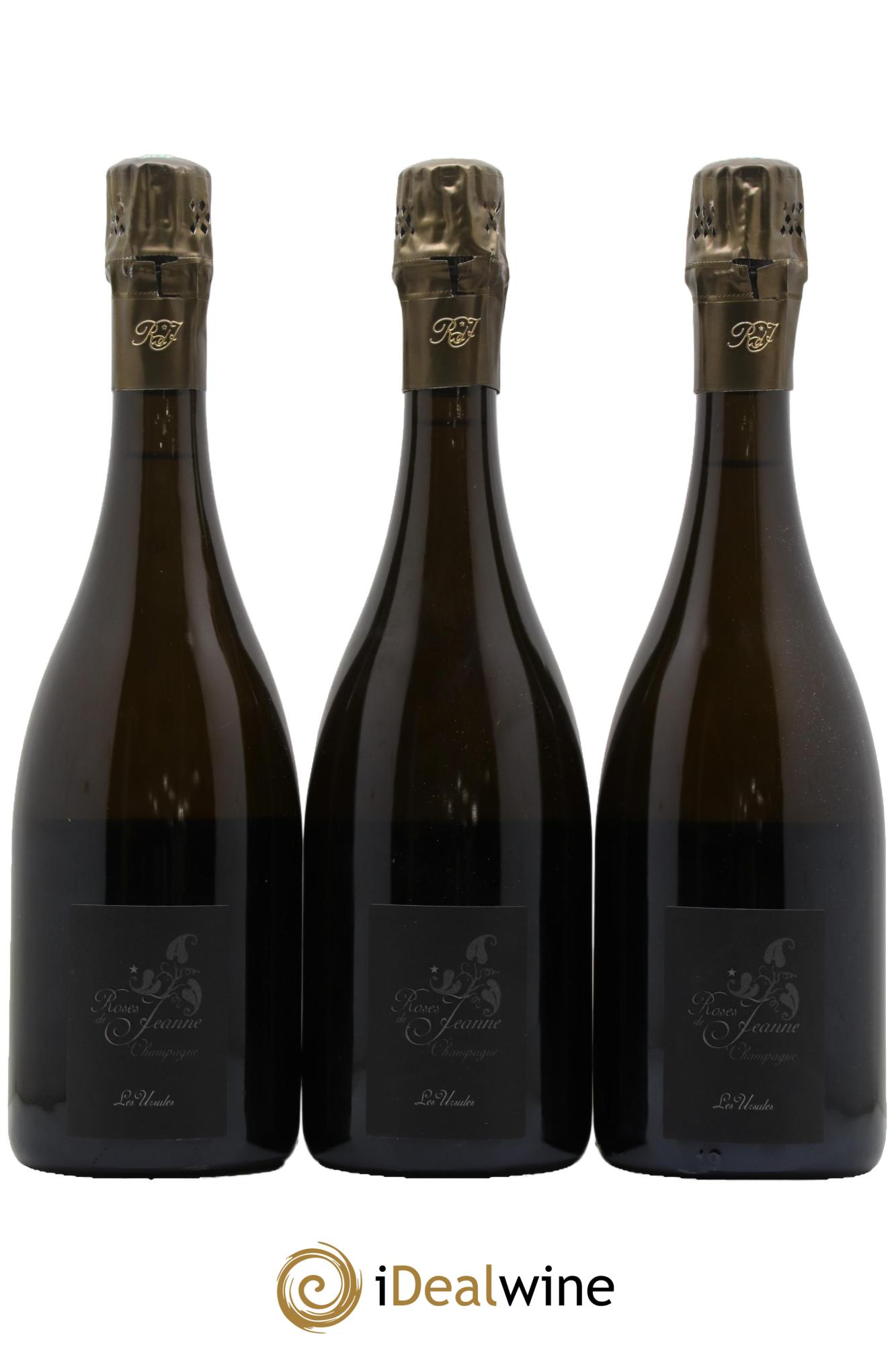 Roses de Jeanne Les Ursules Blanc de Noirs Brut Cédric Bouchard 2014 - Lot of 3 bottles - 0