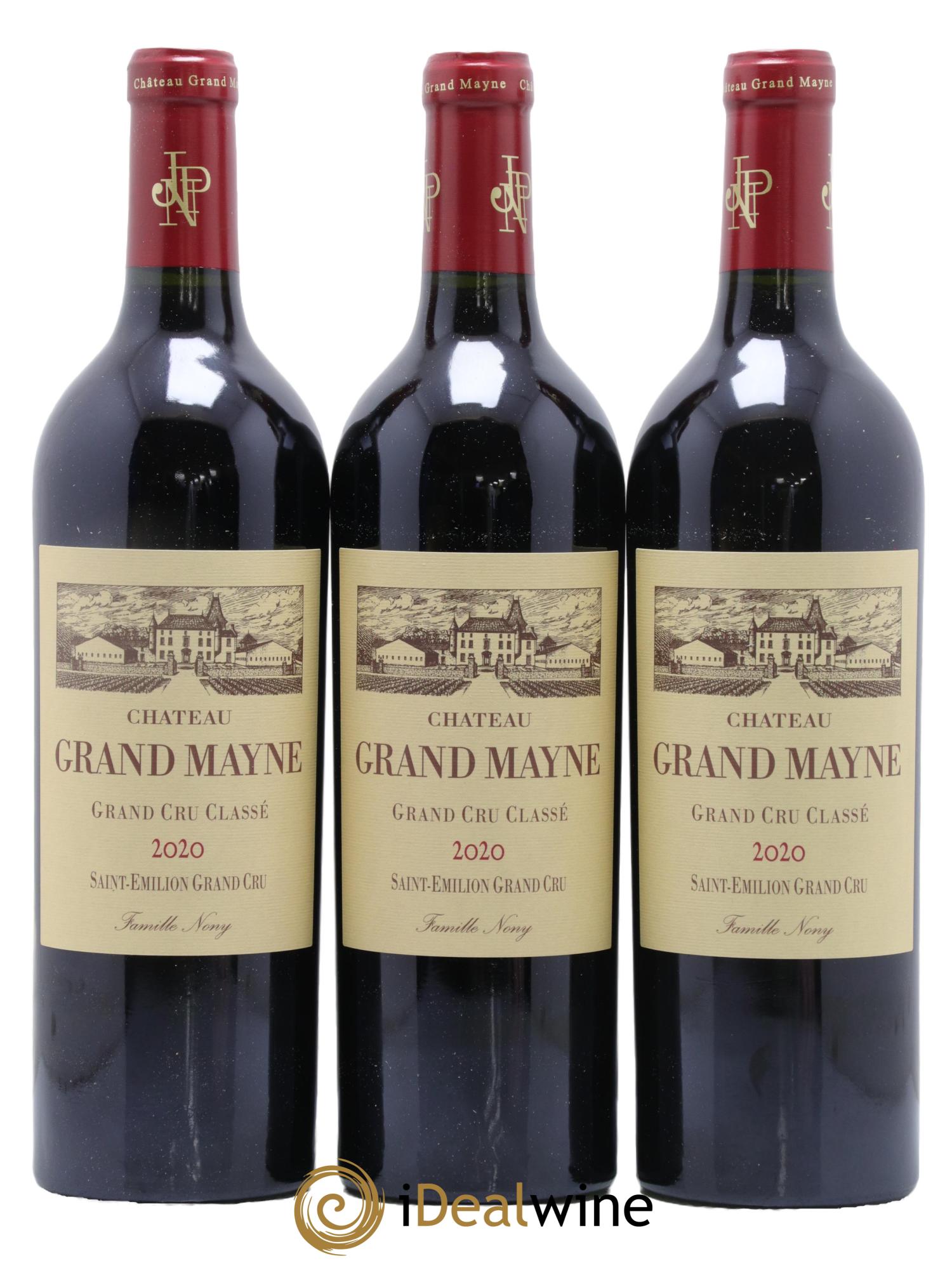 Château Grand Mayne Grand Cru Classé 2020 - Lotto di 12 bottiglie - 1