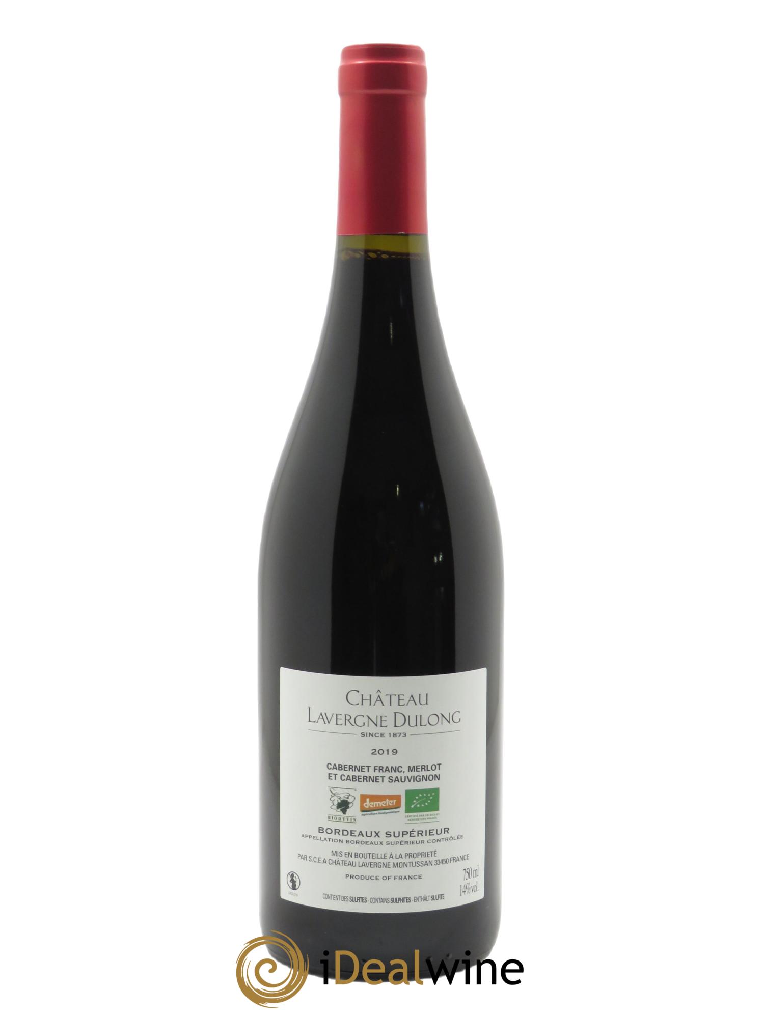 Château Lavergne Dulong  2019 - Lot of 1 bottle - 1