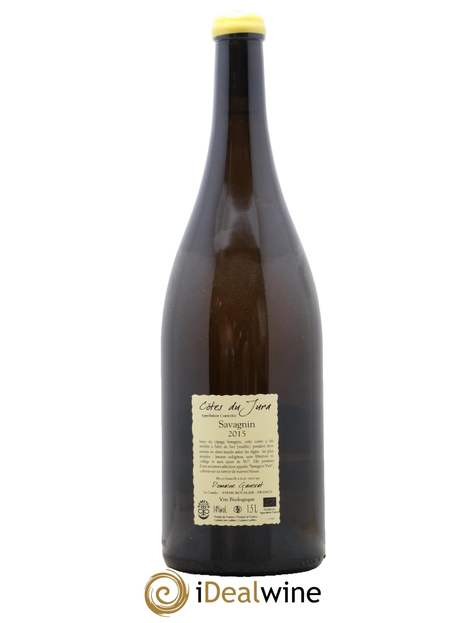 Côtes du Jura Les Chalasses Marnes Bleues Jean-François Ganevat (Domaine) 2015 - Lot de 1 magnum - 1