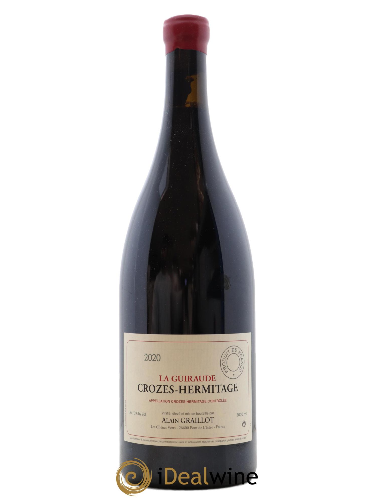 Crozes-Hermitage La Guiraude Domaine Graillot 2020 - Posten von 1 Doppel-Magnum - 1