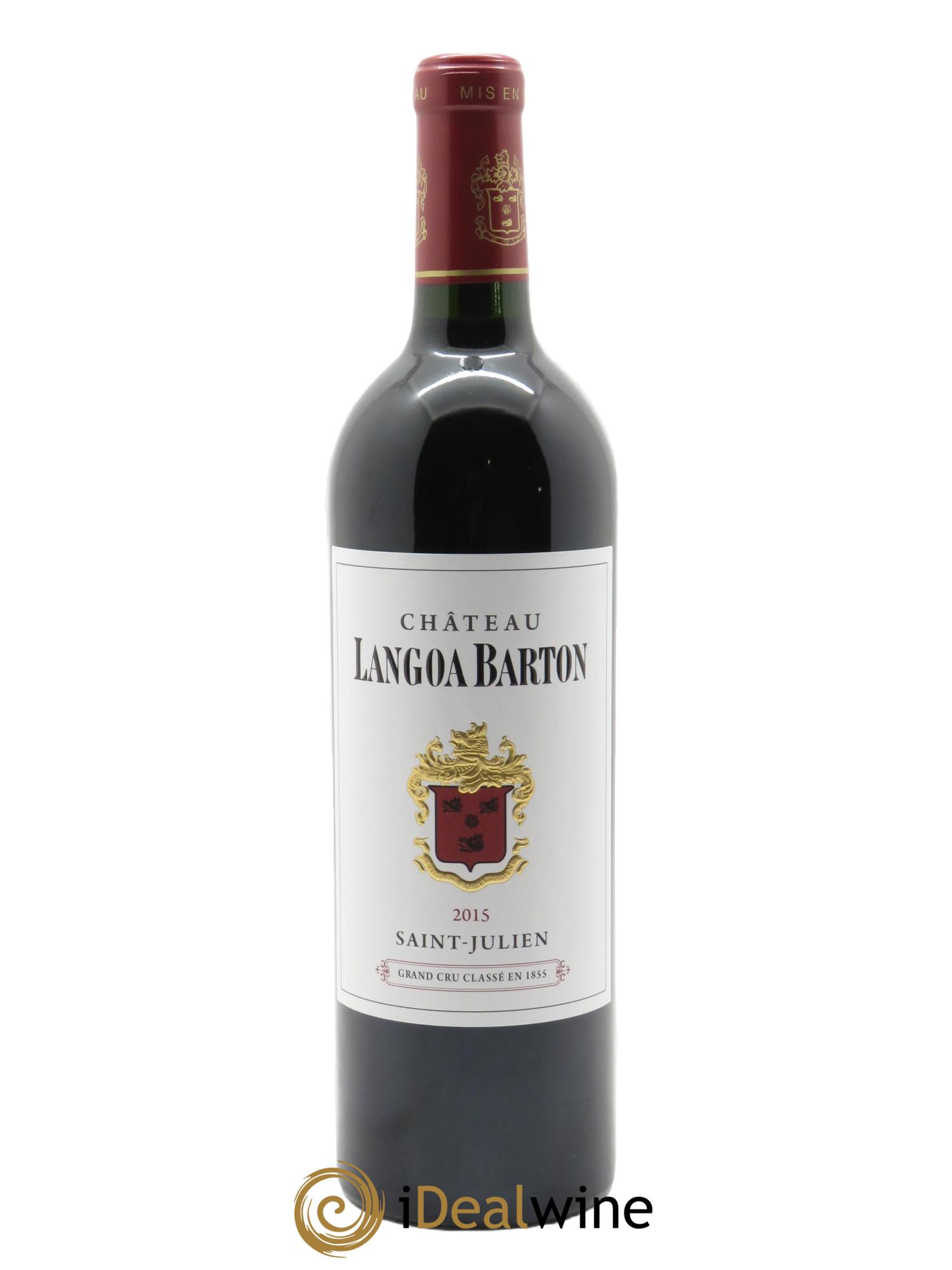 Château Langoa Barton 3ème Grand Cru Classé (CBO à partir de 12 bts) 2015 - Lot de 1 bouteille - 0