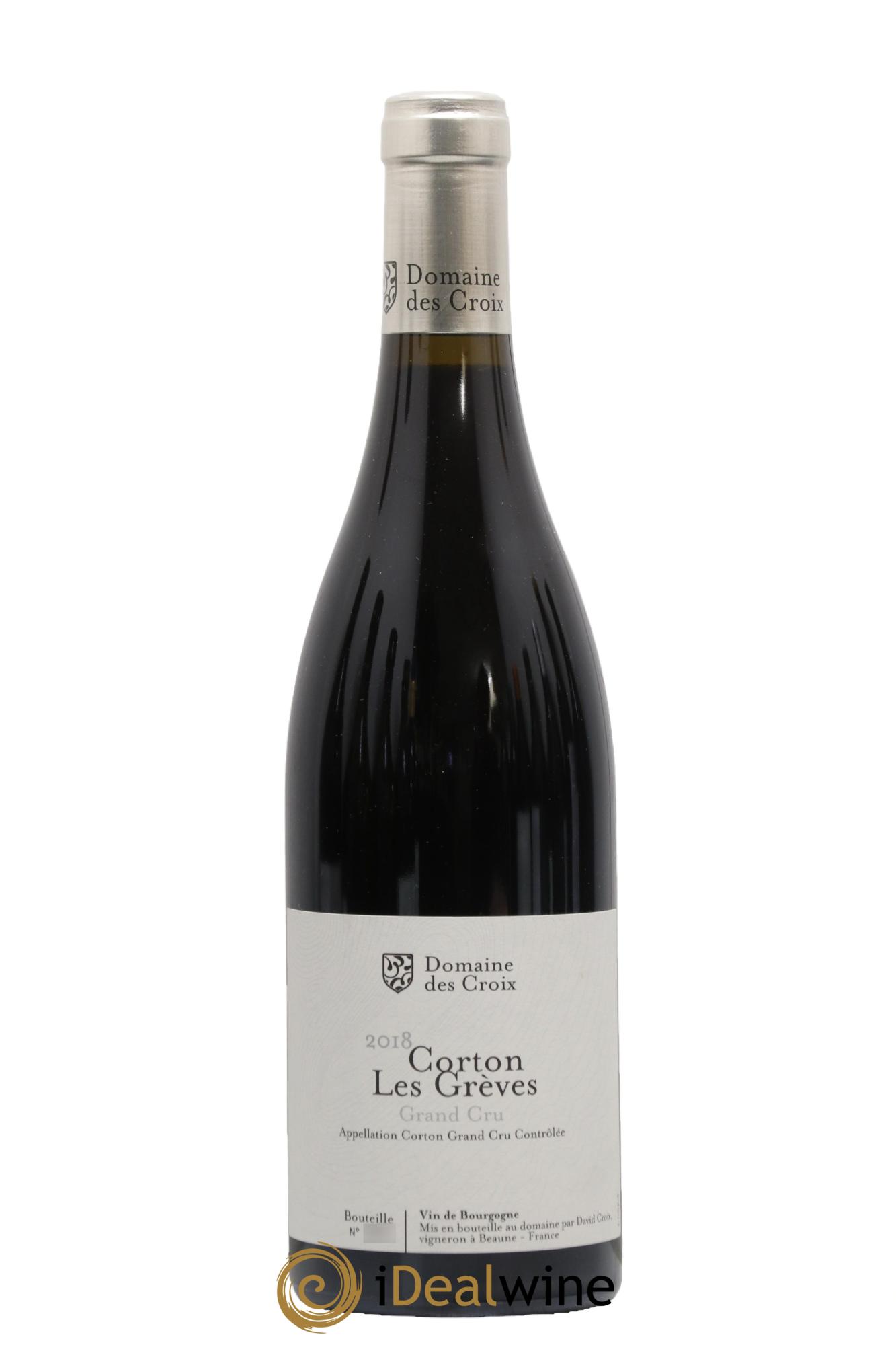 Corton Grand Cru Les Grèves Croix (Domaine des) 2018 - Lot of 1 bottle - 0