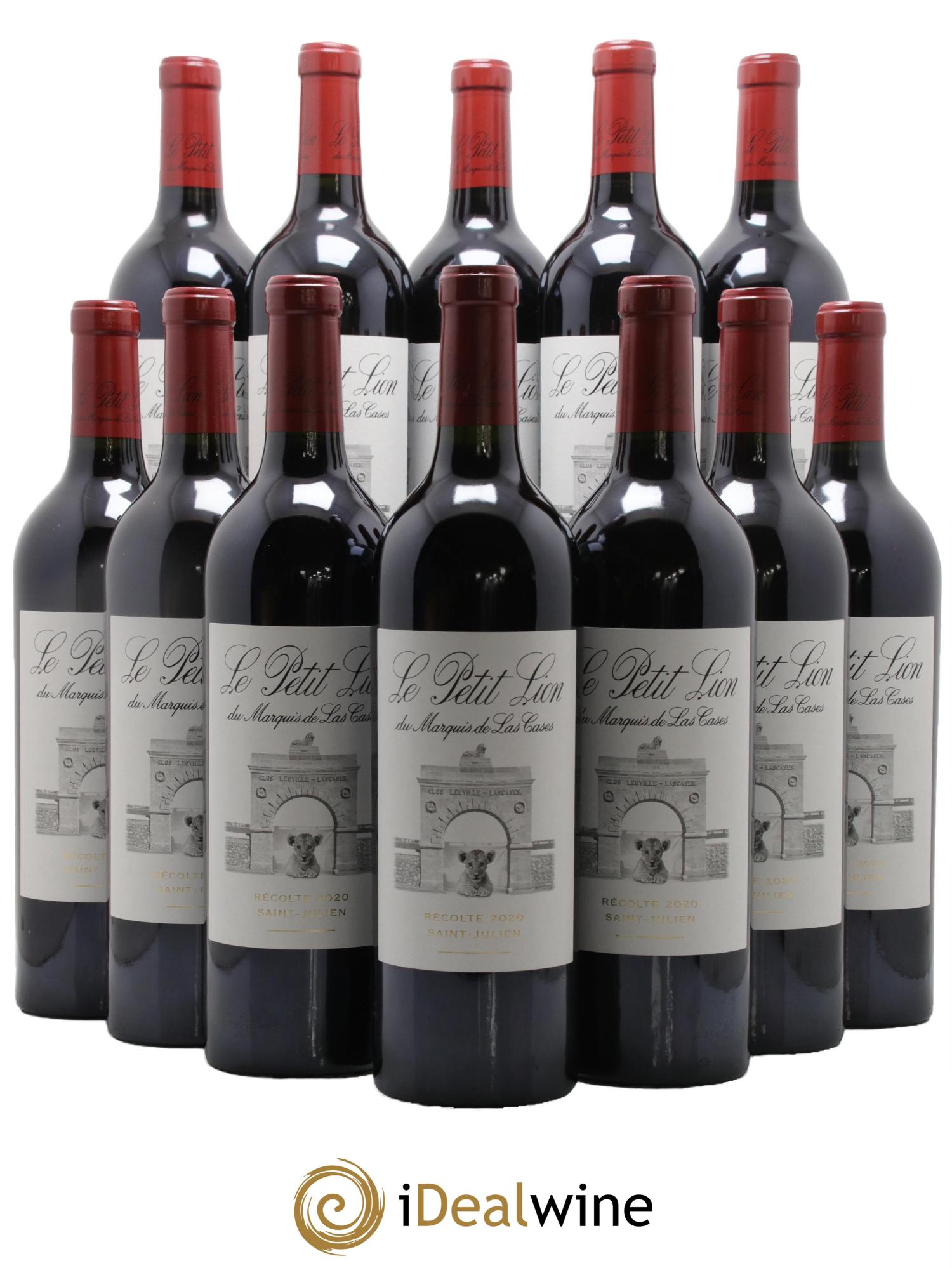 Le Petit Lion du Marquis de Las Cases Second Vin 2020 - Lot of 12 bottles - 0