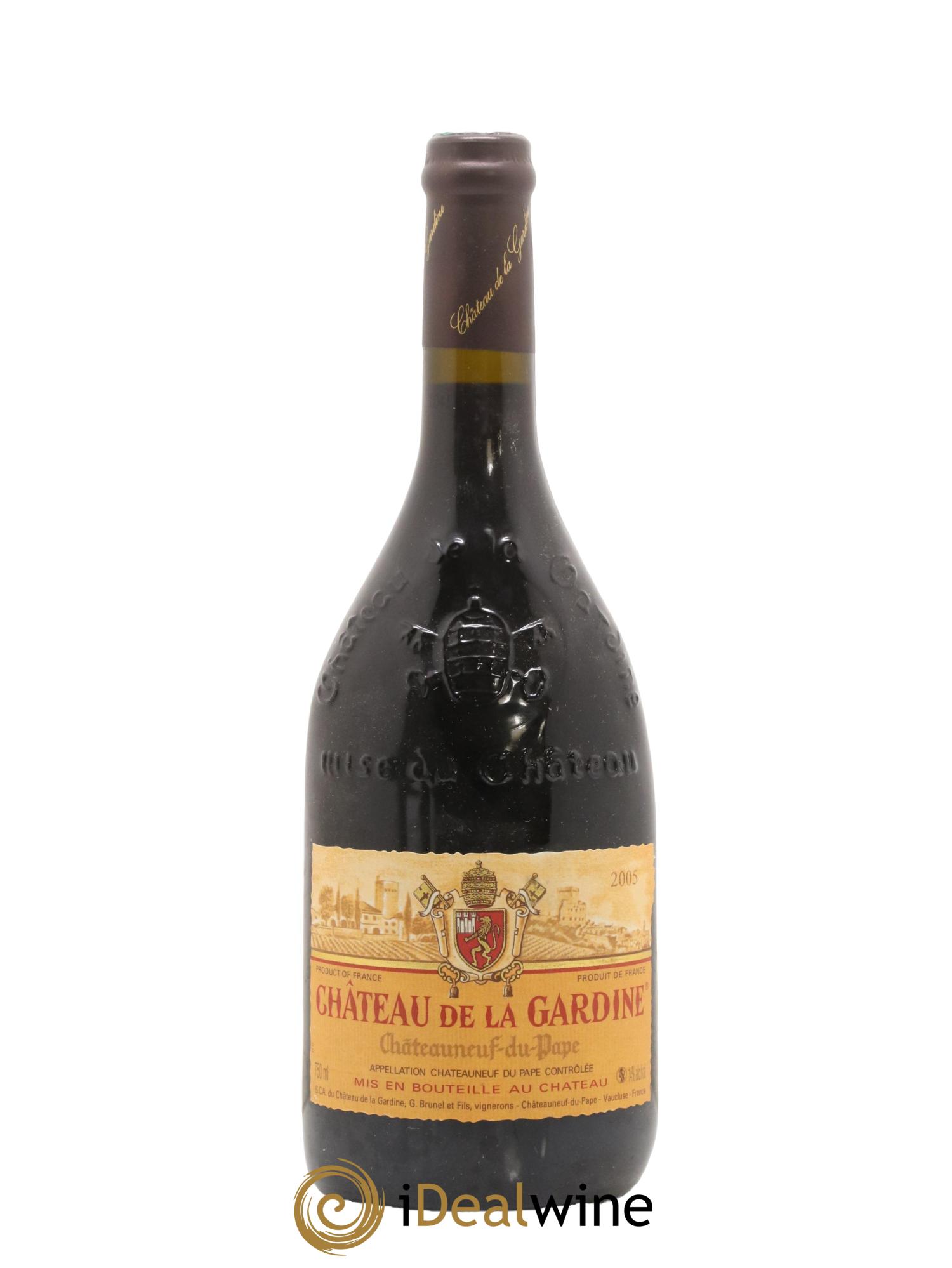 Châteauneuf-du-Pape Château de La Gardine Famille Brunel 2005 - Lot of 1 bottle - 0