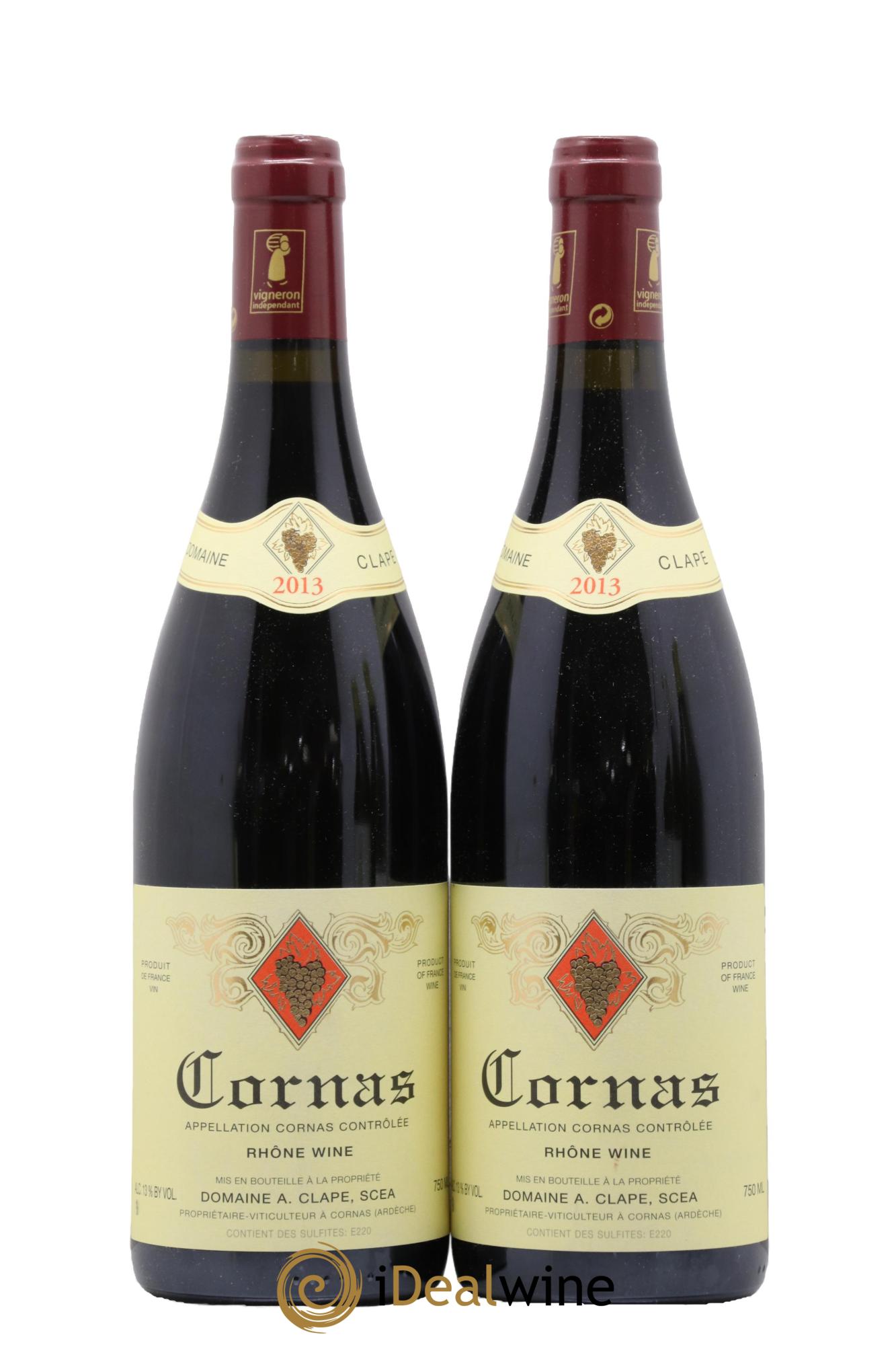 Cornas Auguste Clape 2013 - Lot of 2 bottles - 0