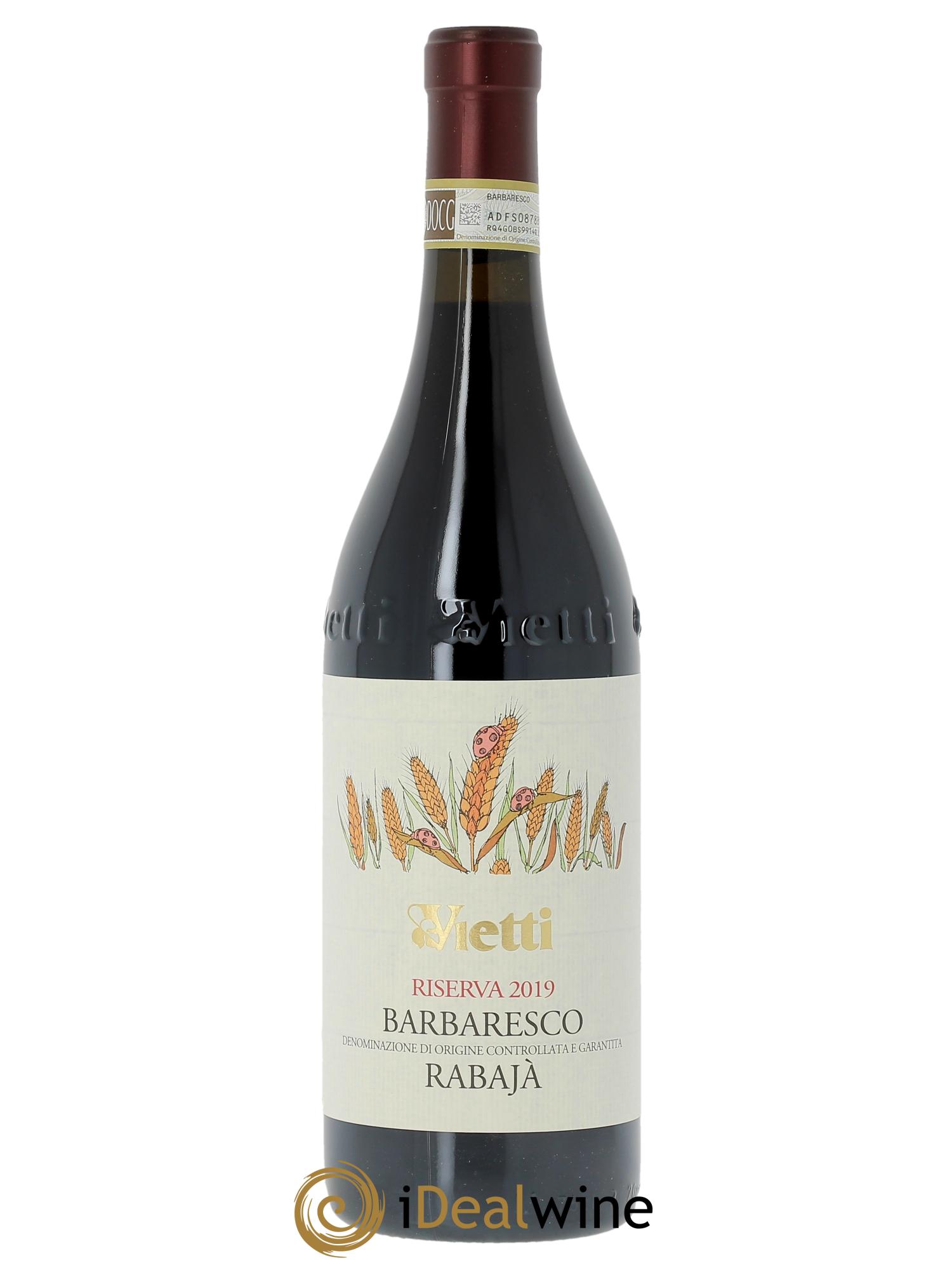 Barbaresco DOCG Riserva Rabaja Vietti 2019 - Lot de 1 bouteille - 1