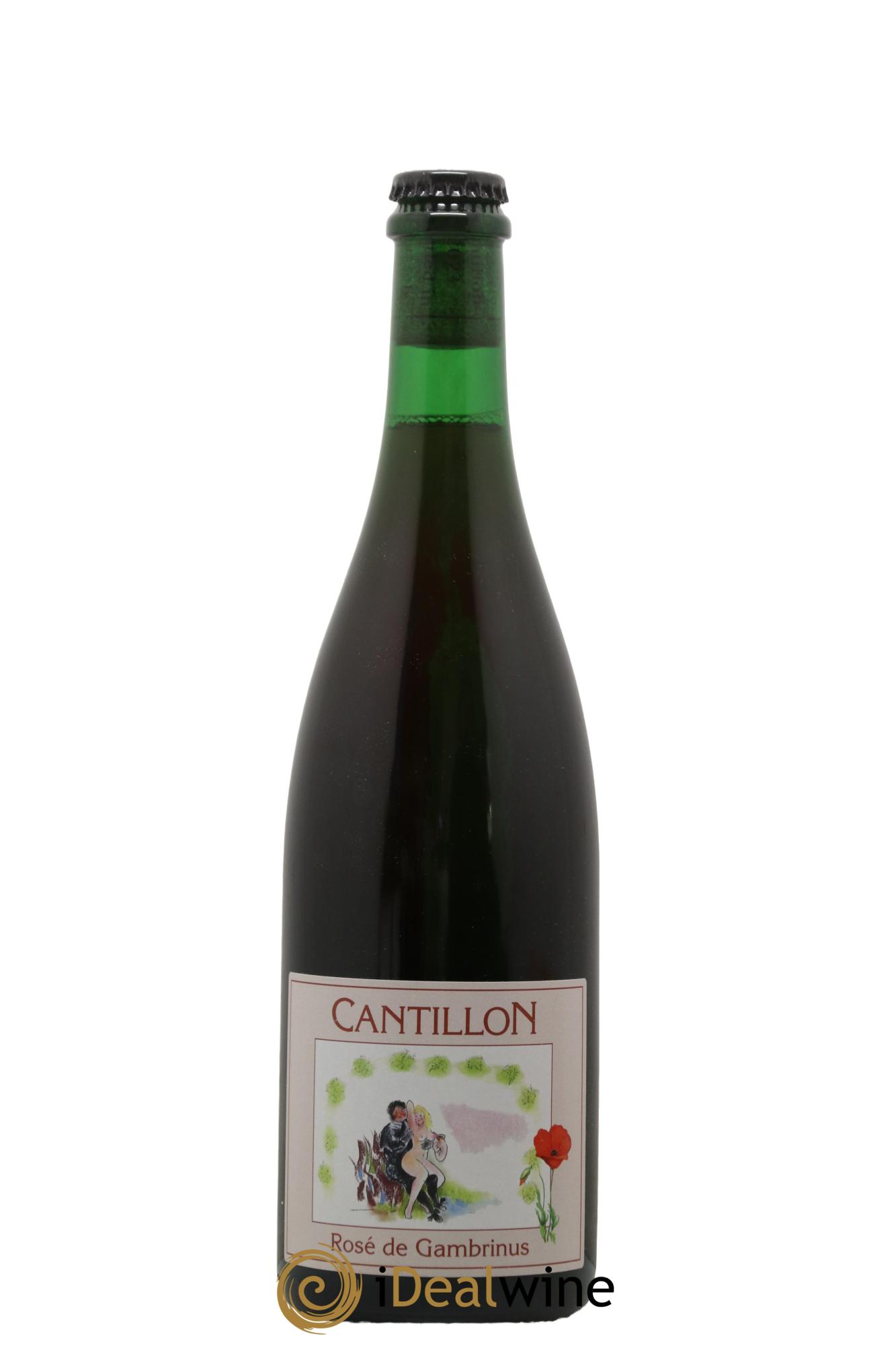 Bière Lambic Rosé de Gambrinus Cantillon embouteillée en 2023 - Lot de 1 bouteille - 0