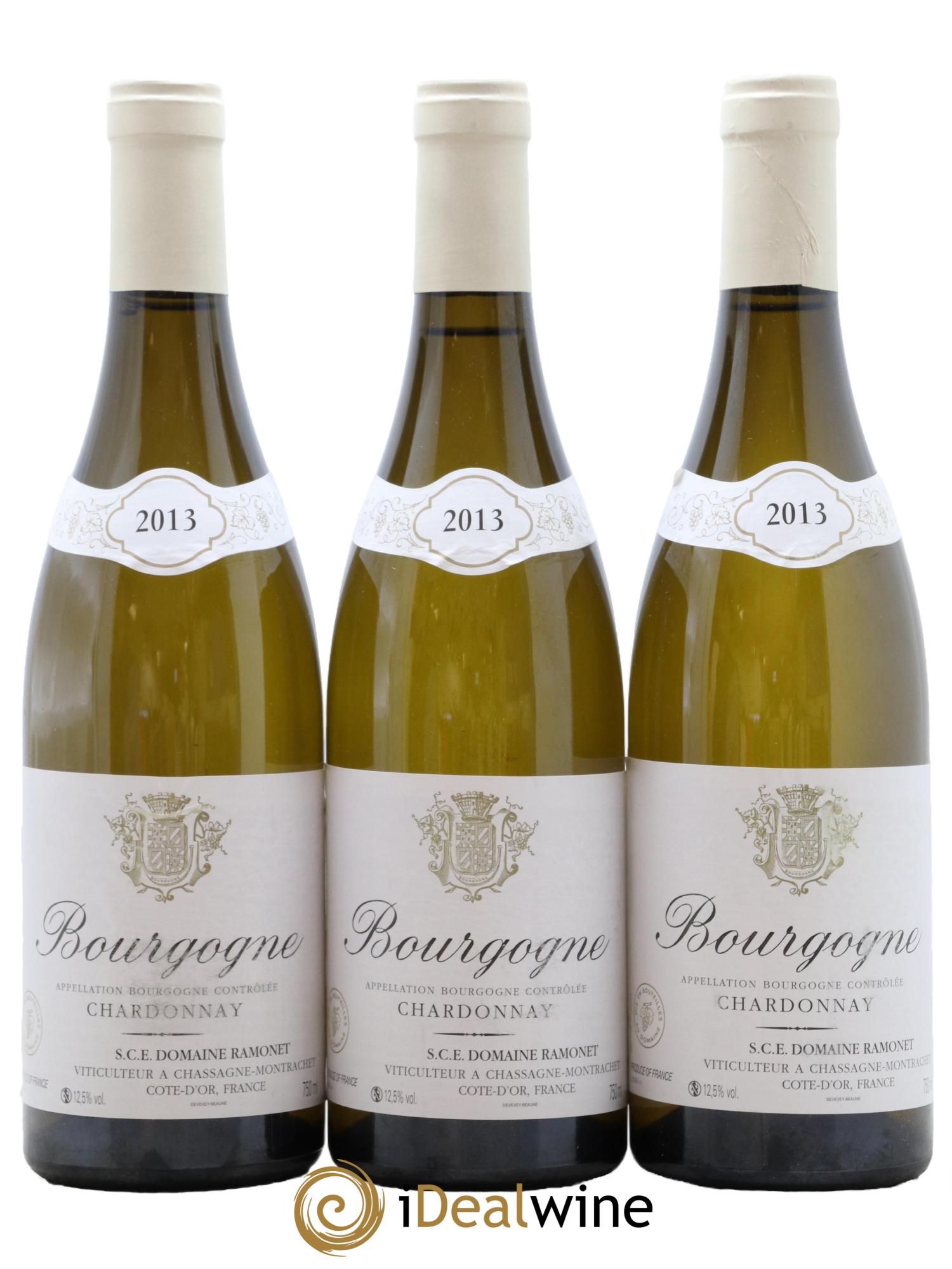 Bourgogne Ramonet (Domaine) 2013 - Posten von 3 Flaschen - 0