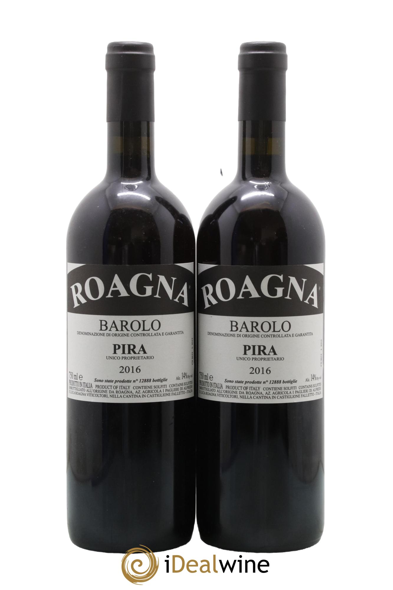 Barolo DOCG Pira Roagna 2016 - Lotto di 2 bottiglie - 0