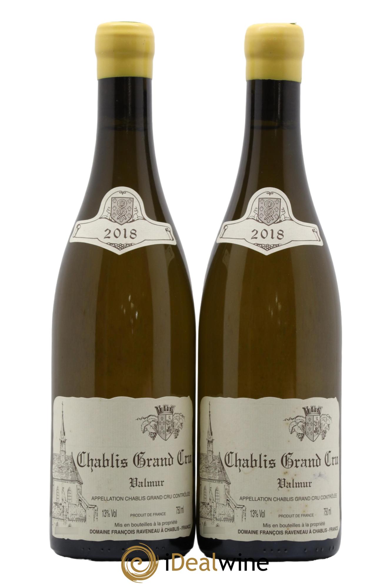 Chablis Grand Cru Valmur Raveneau (Domaine) 2018 - Posten von 2 Flaschen - 0