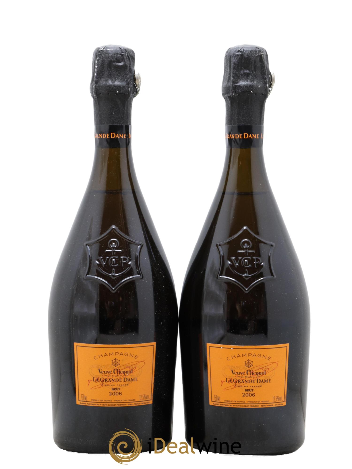 La Grande Dame Veuve Clicquot Ponsardin  2006 - Lotto di 2 bottiglie - 0