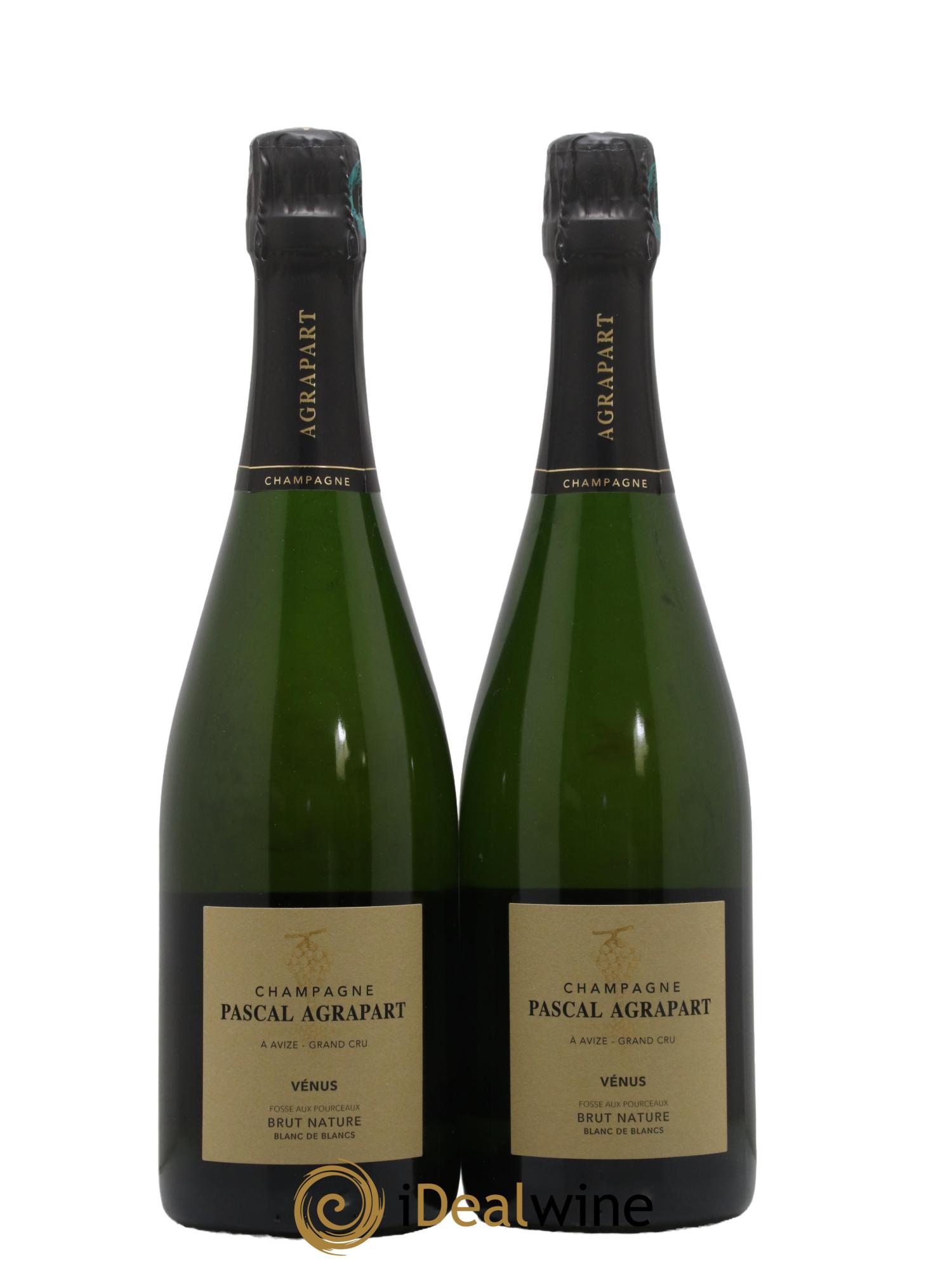 Brut Nature Blanc de Blancs Vénus Pascal Agrapart 2015 - Posten von 2 Flaschen - 0