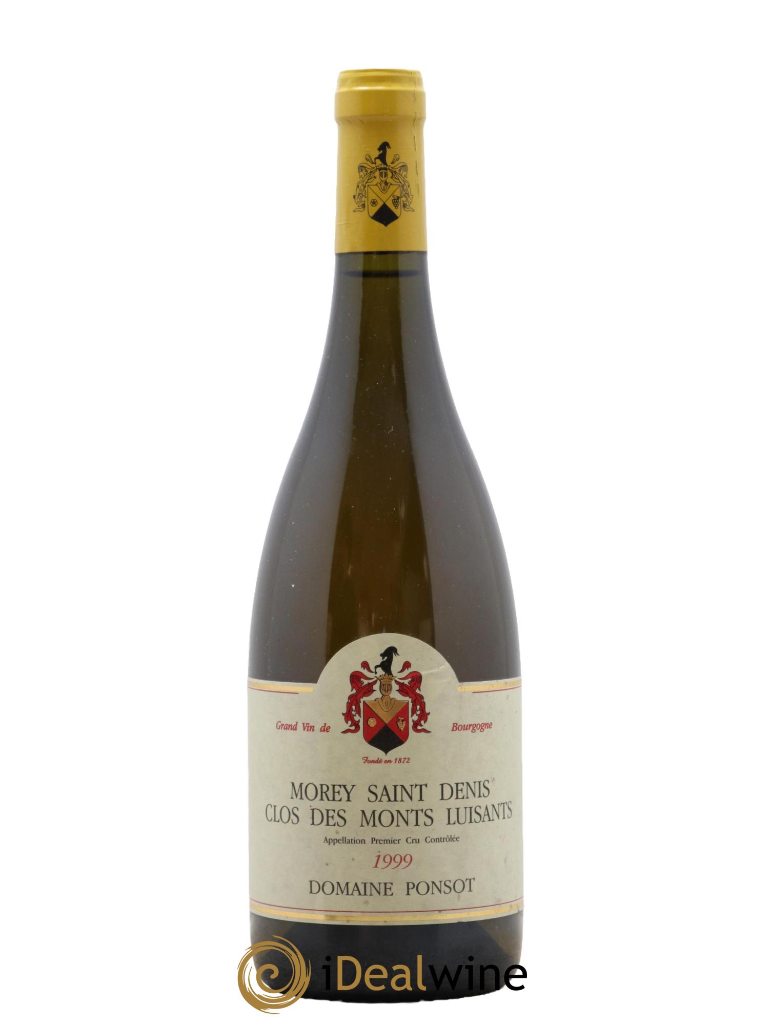 Morey Saint-Denis 1er Cru Clos des Monts Luisants Vieilles Vignes Ponsot (Domaine) 1999 - Lotto di 1 bottiglia - 0