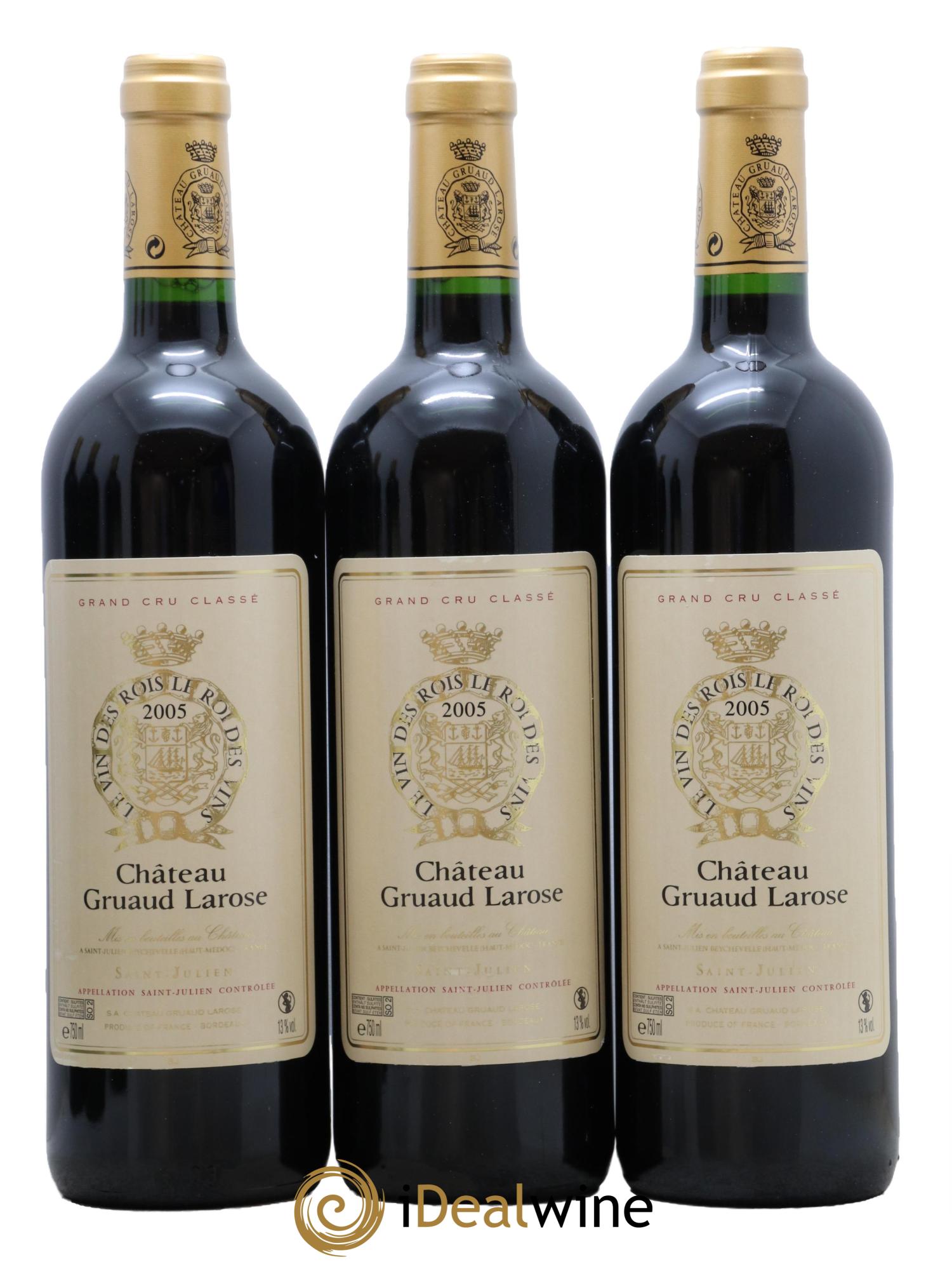 Château Gruaud Larose 2ème Grand Cru Classé 2005 - Lot de 6 bouteilles - 2