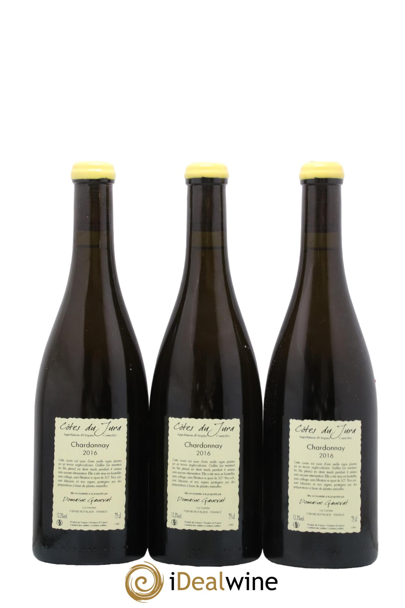 Côtes du Jura Les Chamois du Paradis Jean-François Ganevat (Domaine) 2016 - Lot of 3 bottles - 1