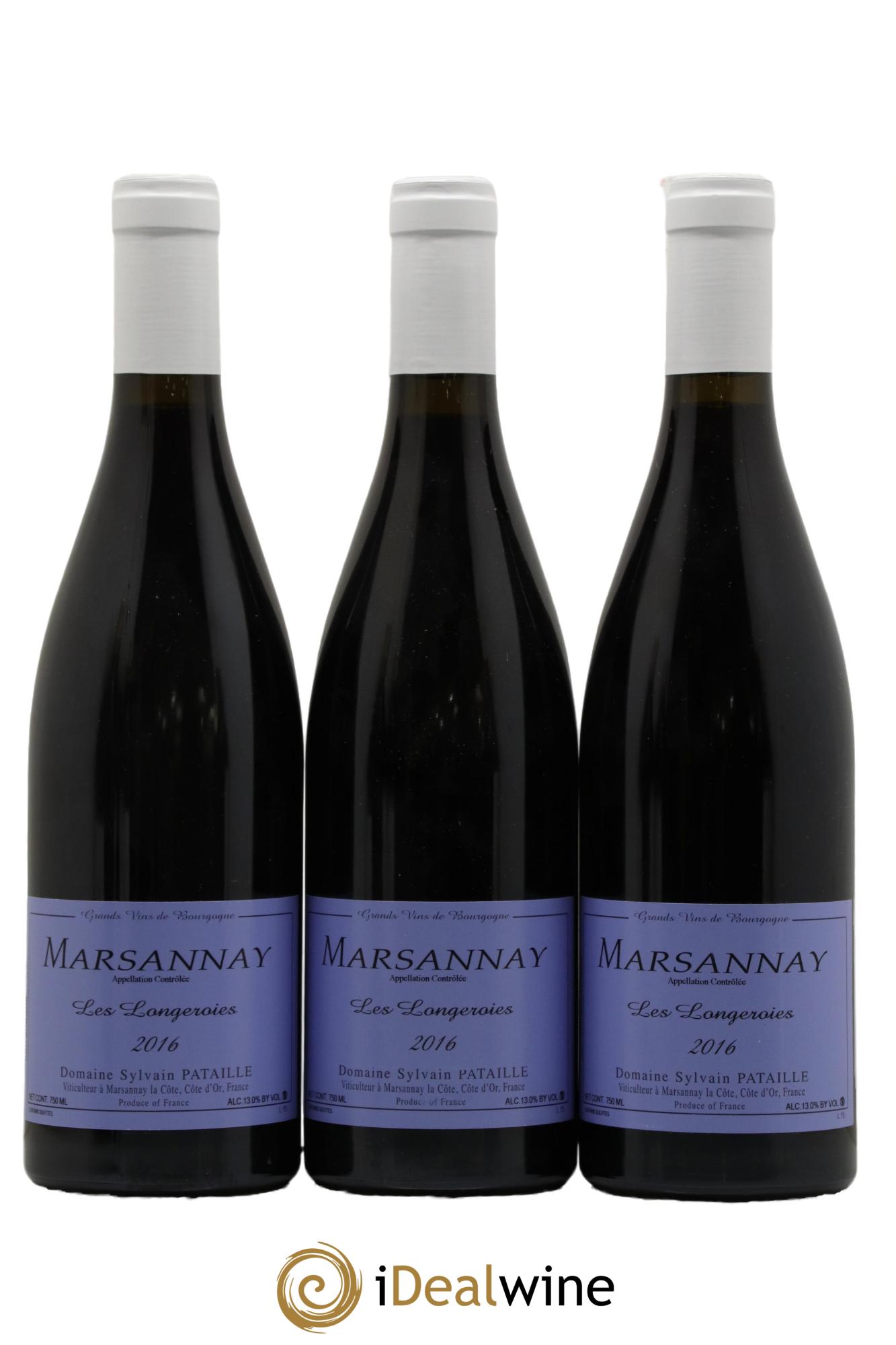 Marsannay Les Longeroies Sylvain Pataille (Domaine) 2016 - Lot de 3 bouteilles - 0