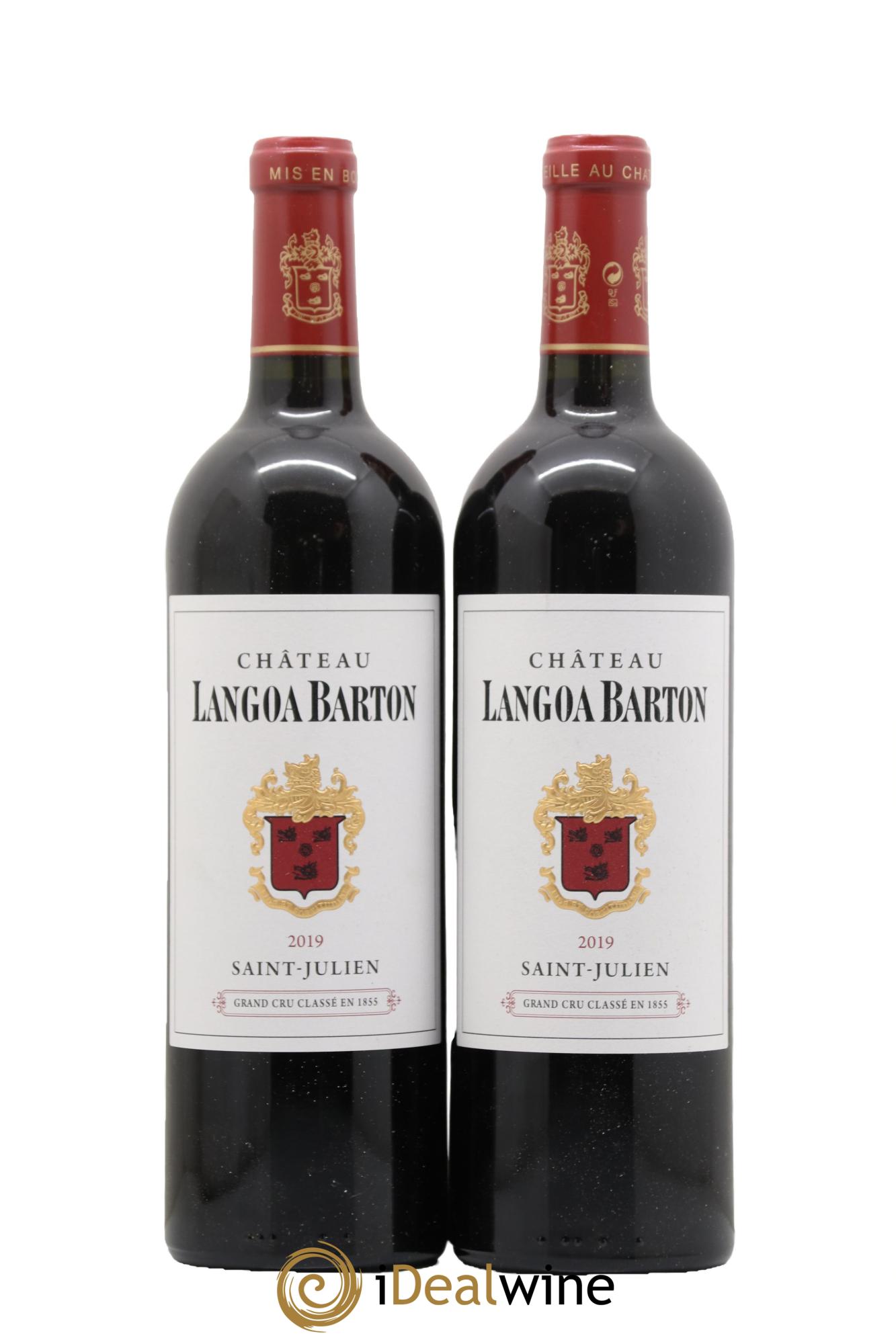 Château Langoa Barton 3ème Grand Cru Classé 2019 - Posten von 2 Flaschen - 0