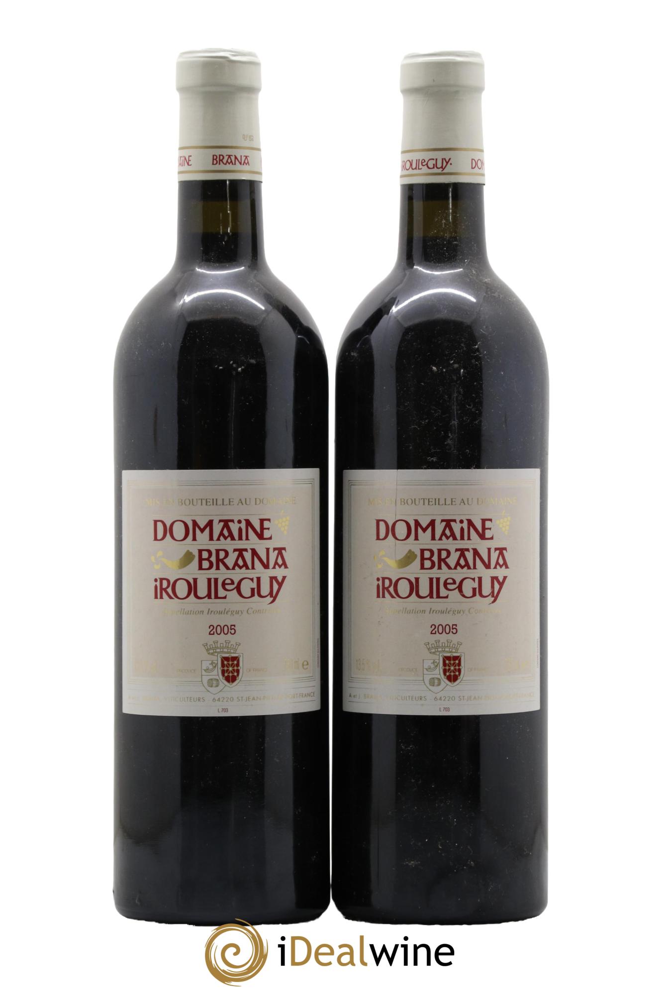 Irouléguy Domaine Brana 2005 - Lot of 2 bottles - 0