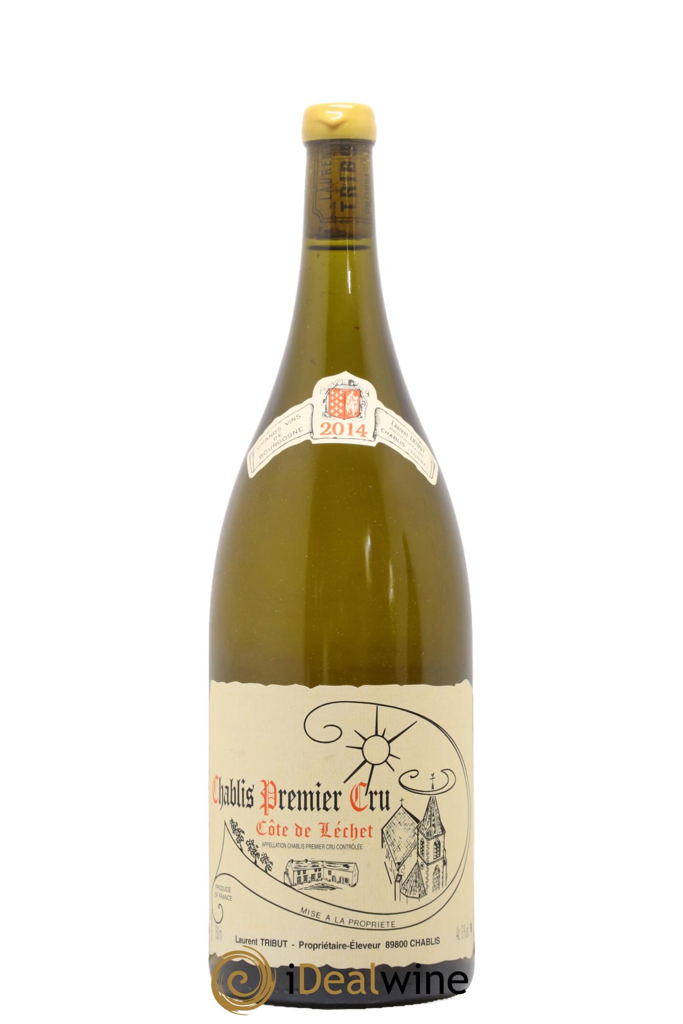 Chablis 1er Cru Côte de Lechet Laurent Tribut 2014 - Lotto di 1 magnum - 0