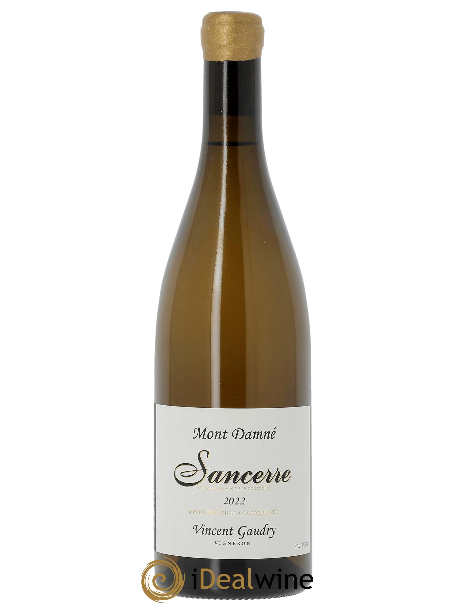 Sancerre Les Monts-Damnés Vincent Gaudry  2022 - Lot de 1 bouteille - 0