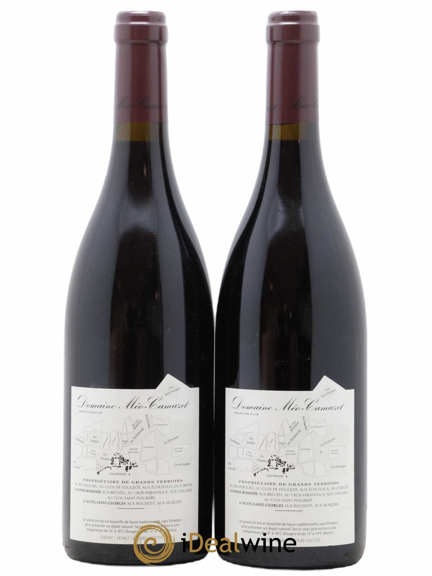 Nuits Saint-Georges 1er Cru Aux Murgers Méo-Camuzet (Domaine) 2013 - Lotto di 2 bottiglie - 1