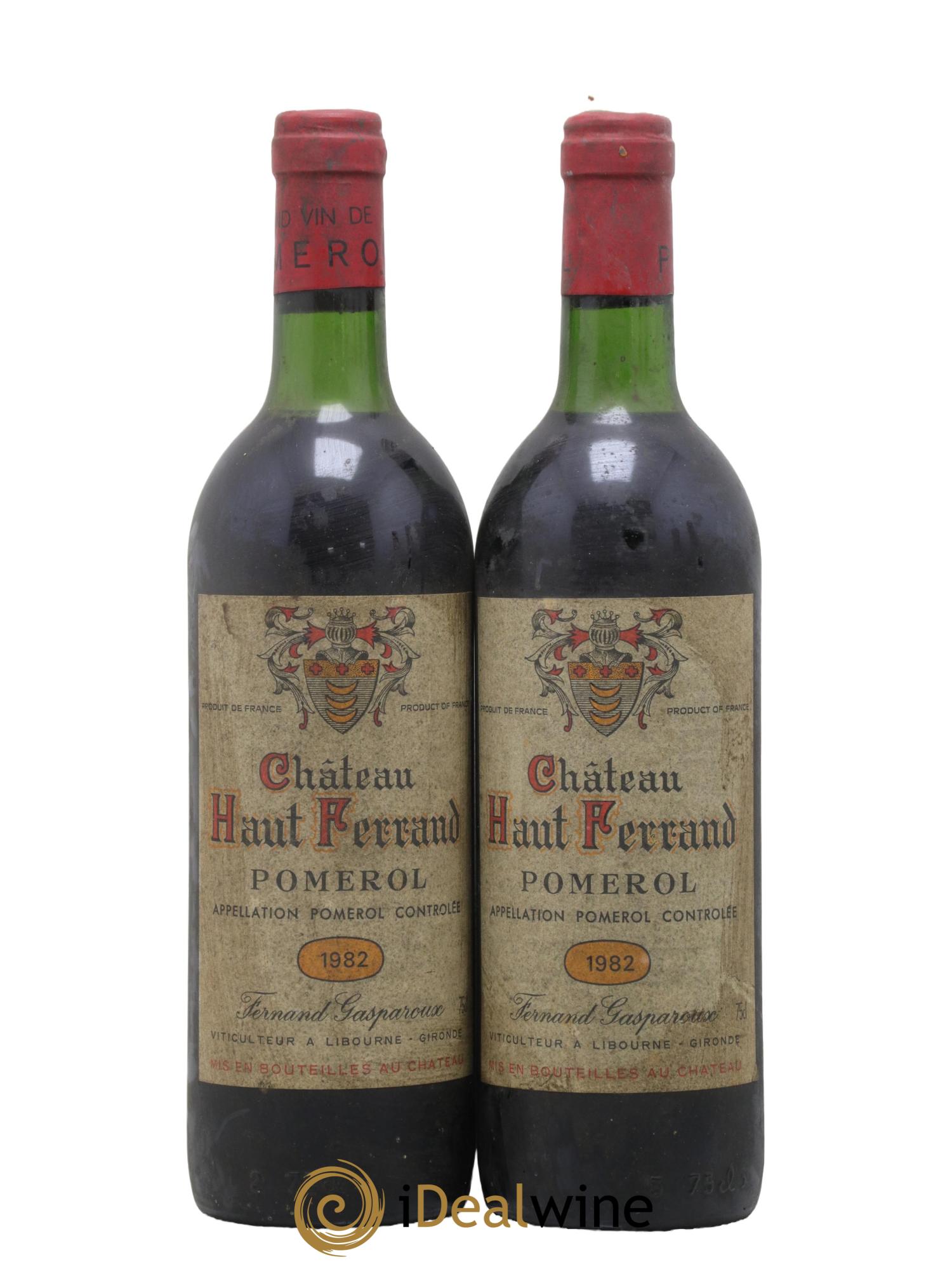 Château Haut Ferrand 1982 - Lot de 2 bouteilles - 0