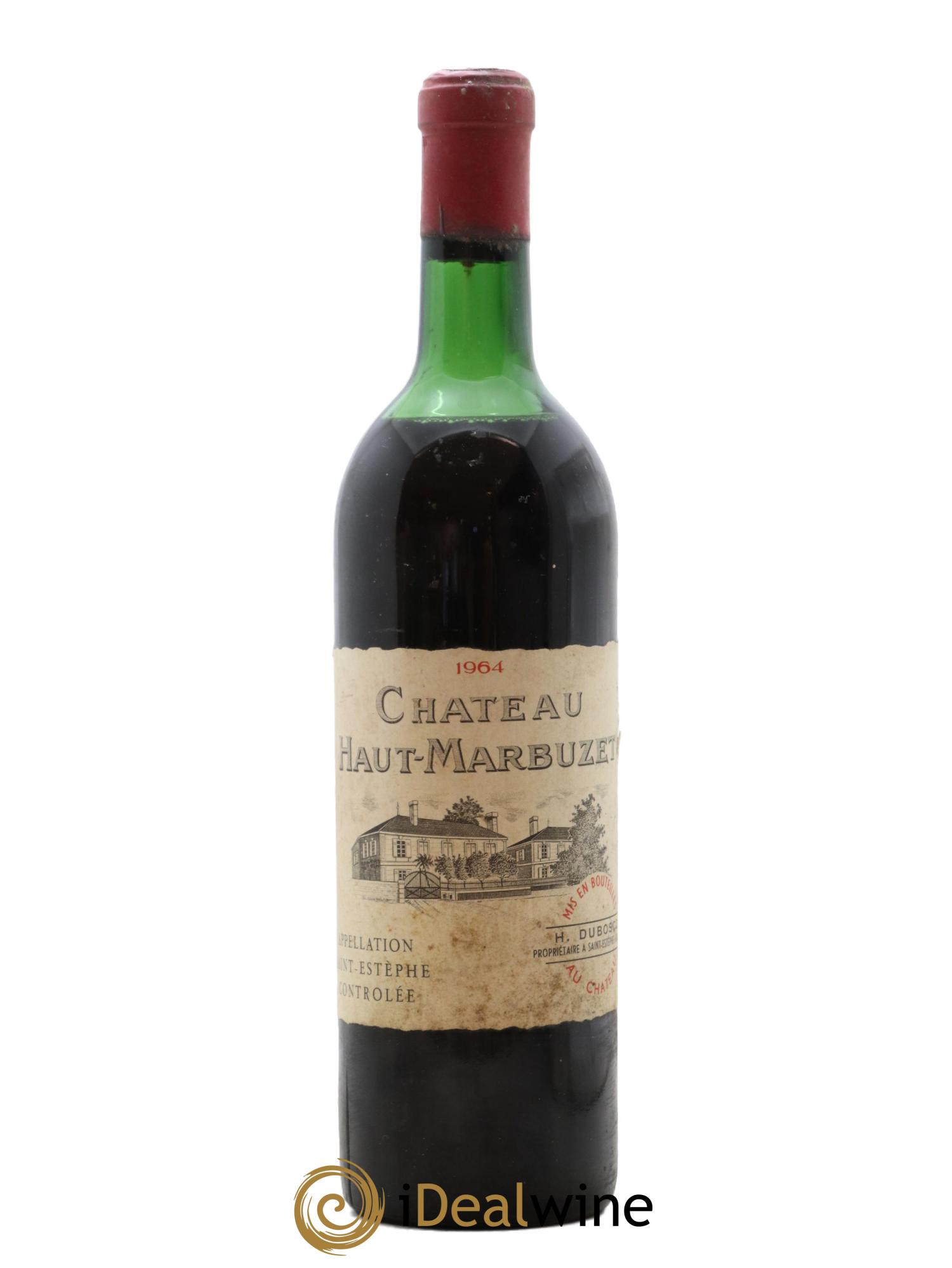 Château Haut Marbuzet 1964 - Lot of 1 bottle - 0