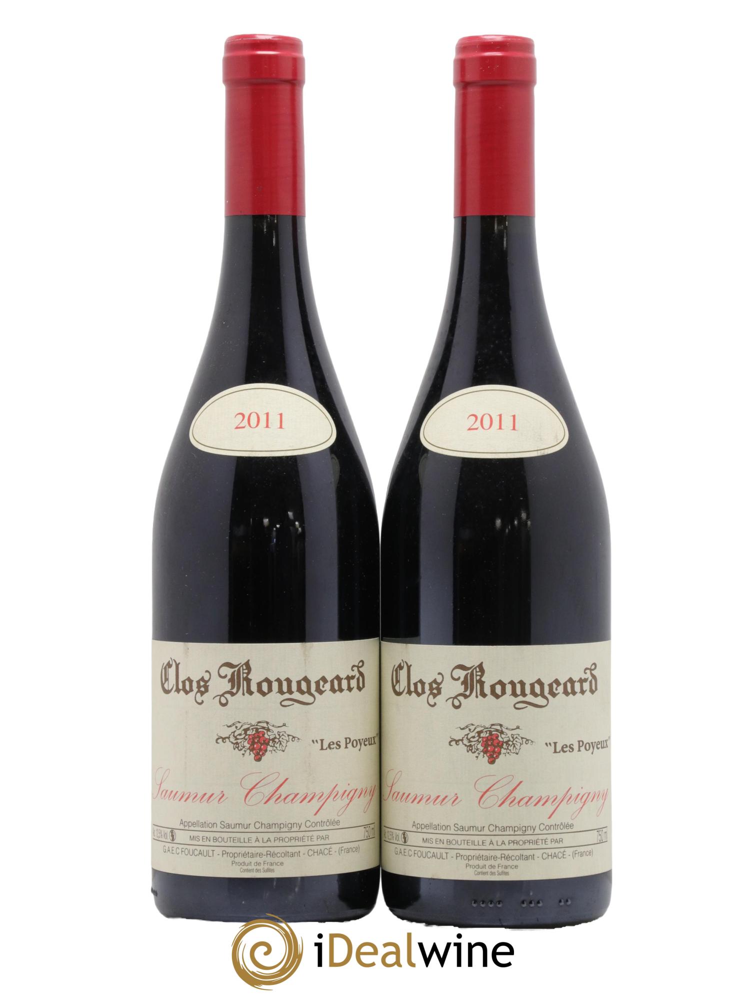 Saumur-Champigny Les Poyeux Clos Rougeard  2011 - Lot de 2 bouteilles - 0